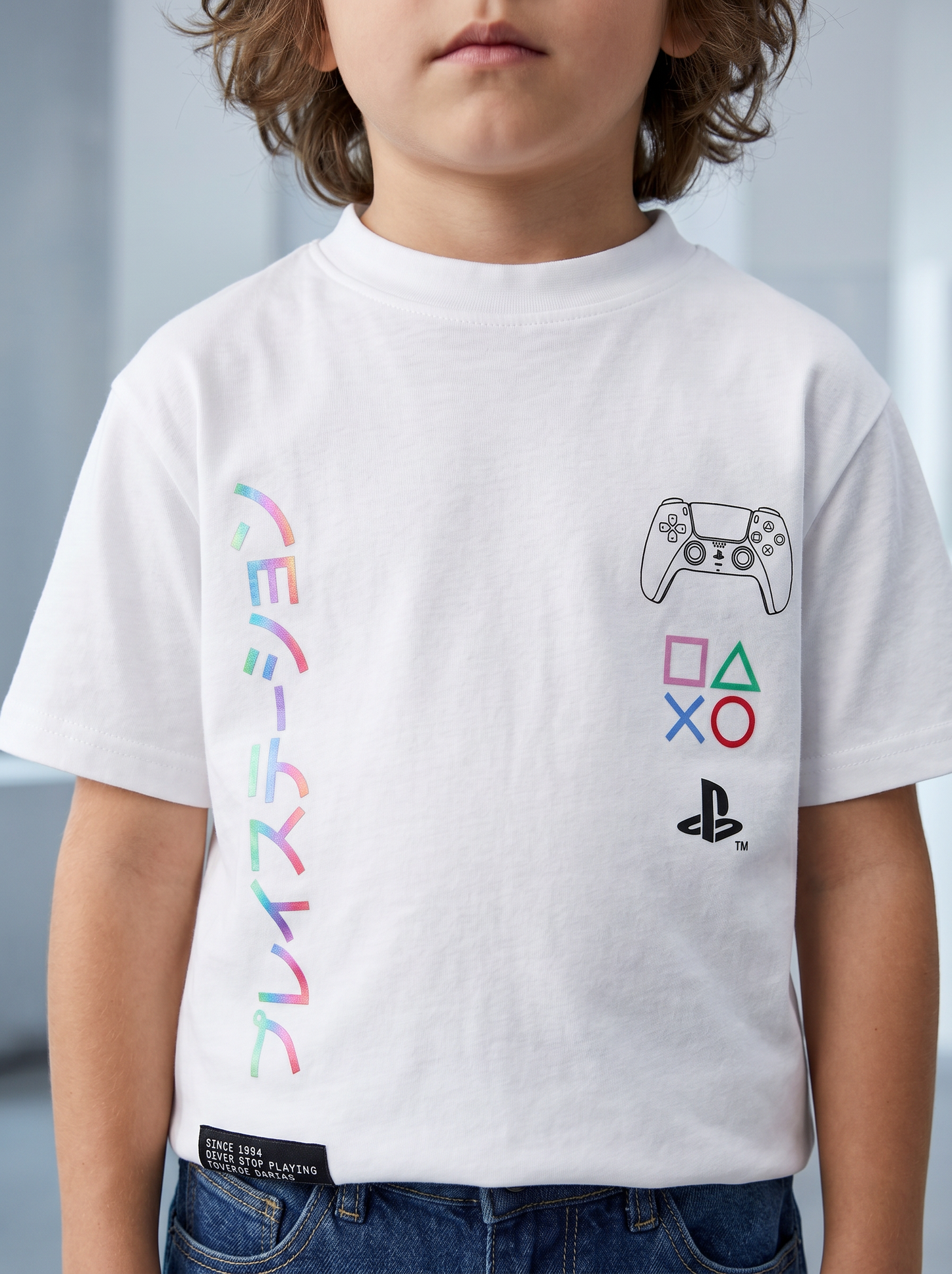 T-Shirt ufficiale di Playstation - Bianco
