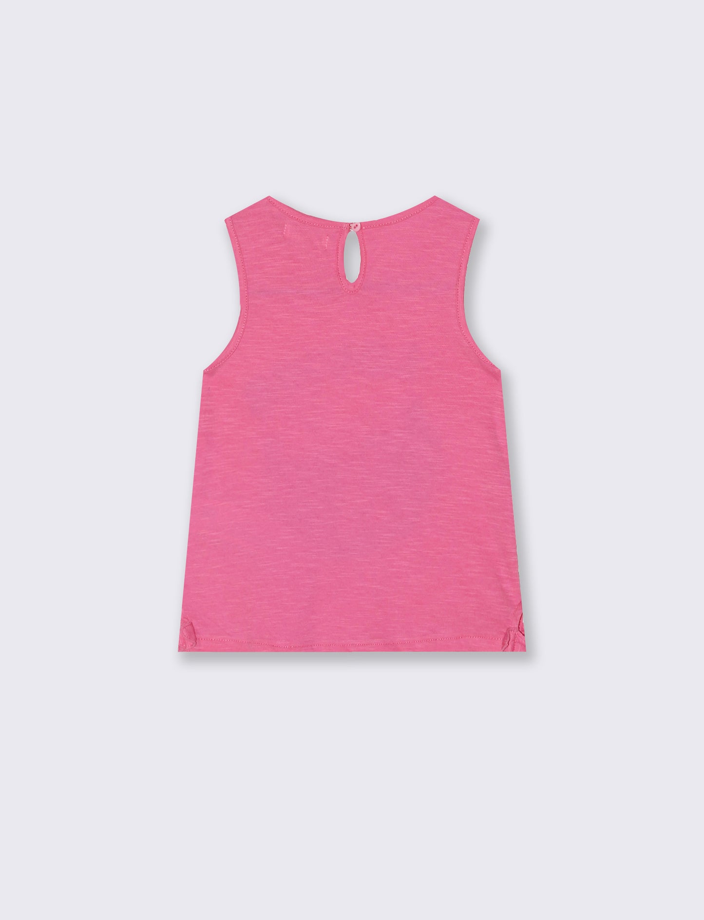 Summer bow neck tank top - Pink