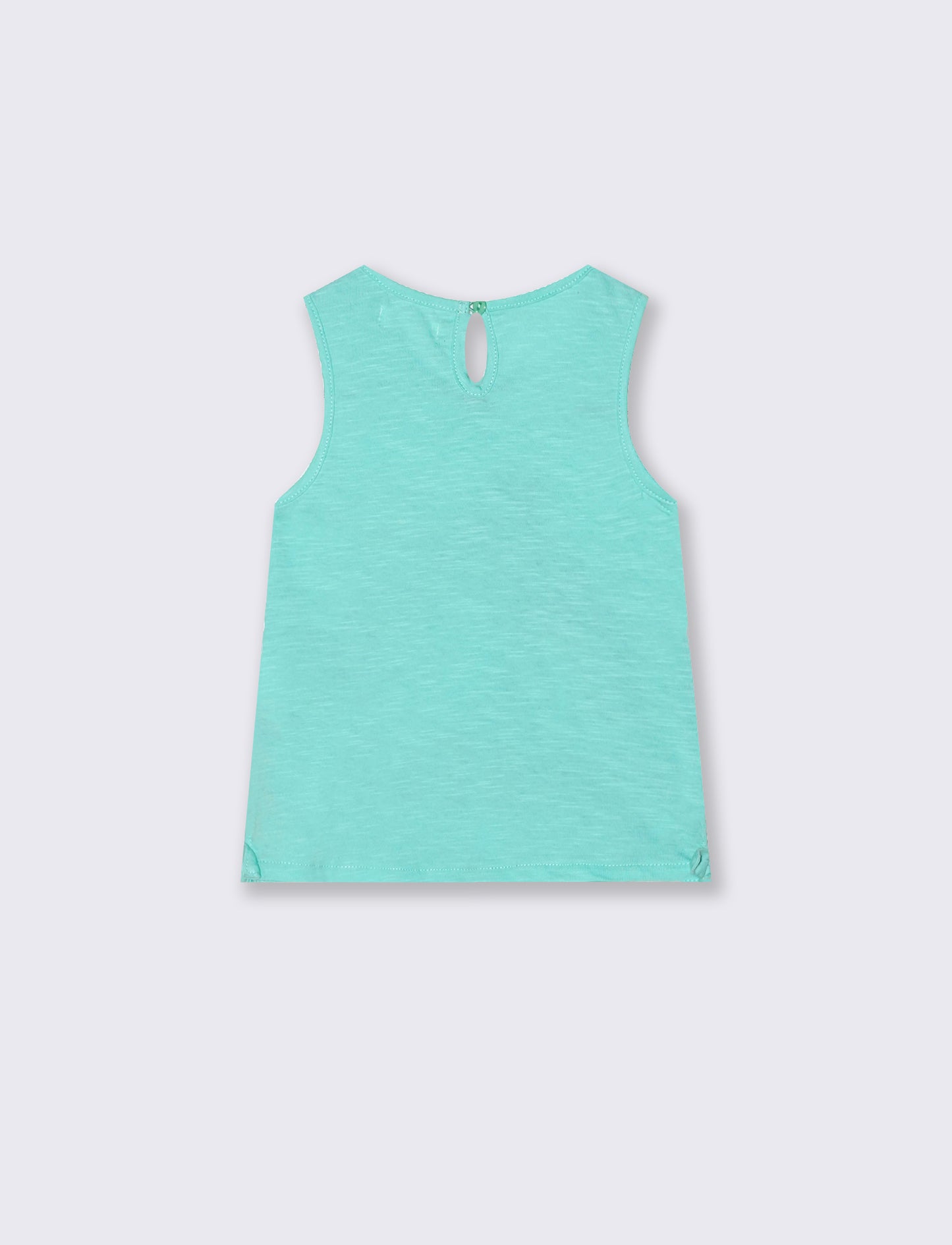 Summer bow neck tank top - Green