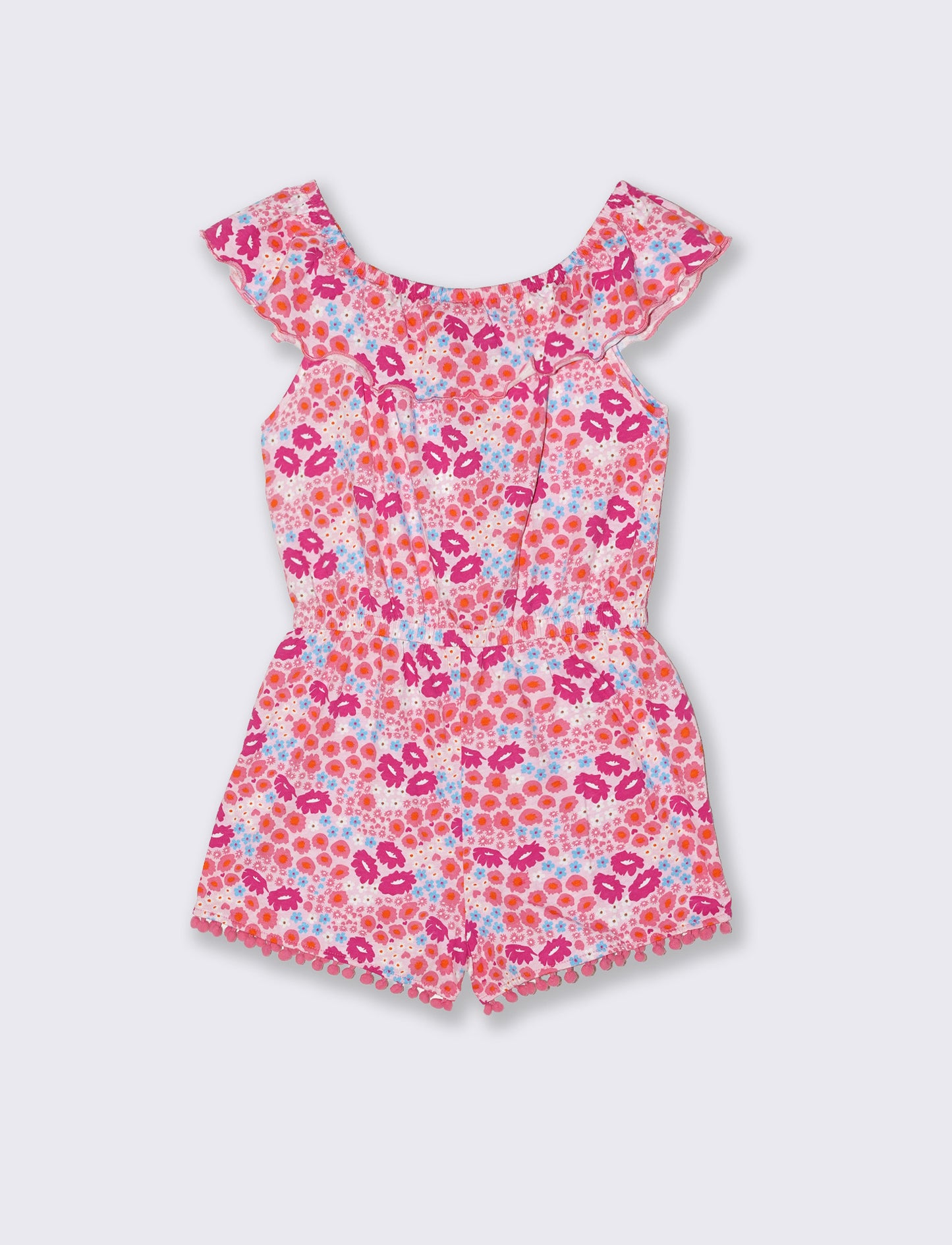 Summer Jersey Overalls for Girls - Multicolor