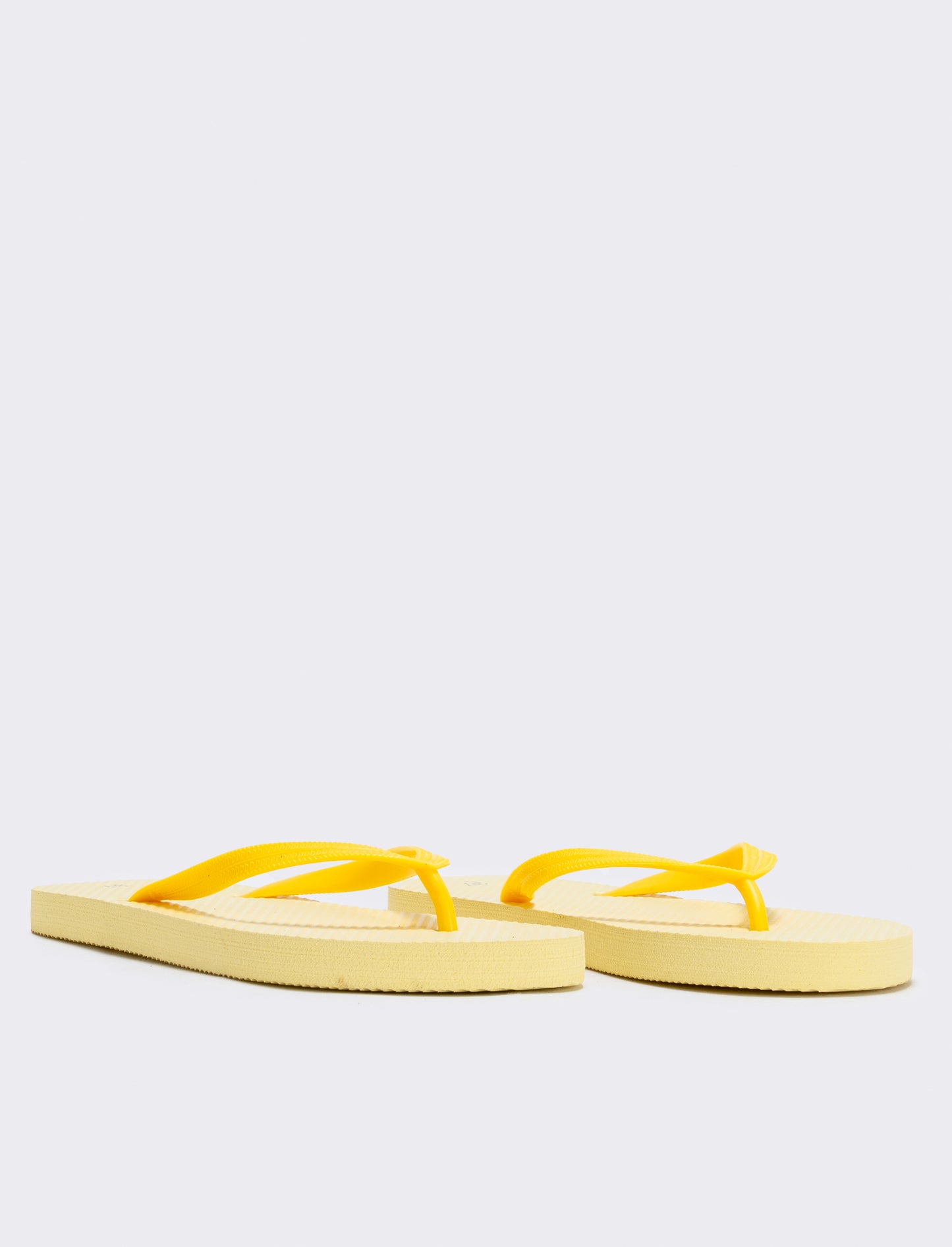 Infradito monocolore da donna - Giallo