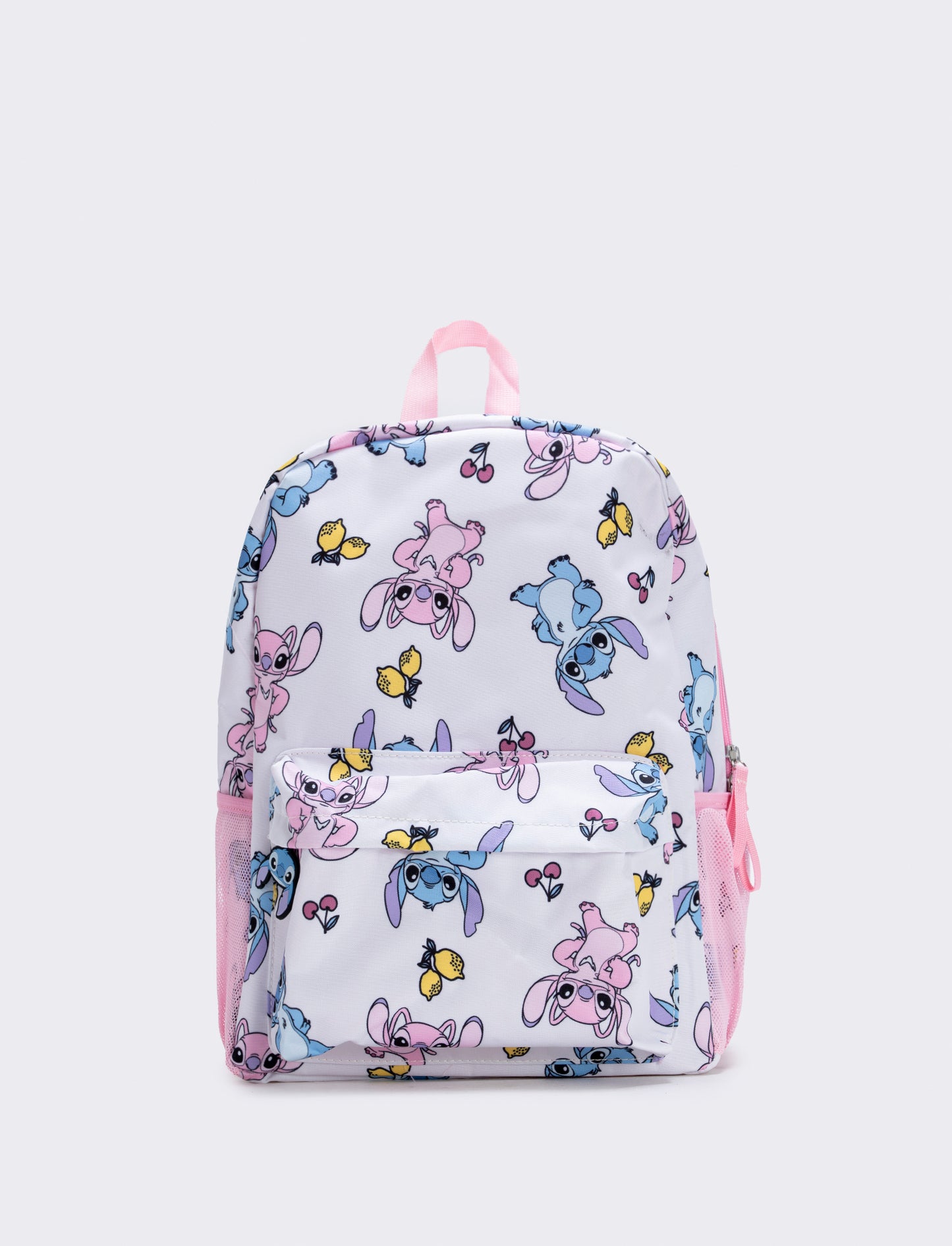 Zainetto stitch con tasca avanti bambina - Bianco