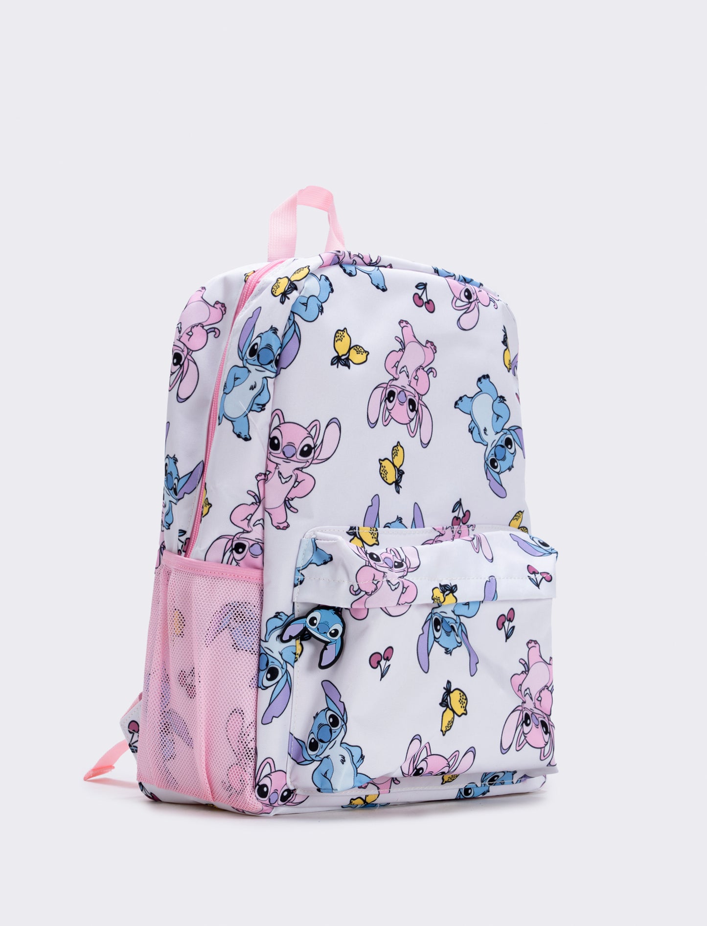 Zainetto stitch con tasca avanti bambina - Bianco