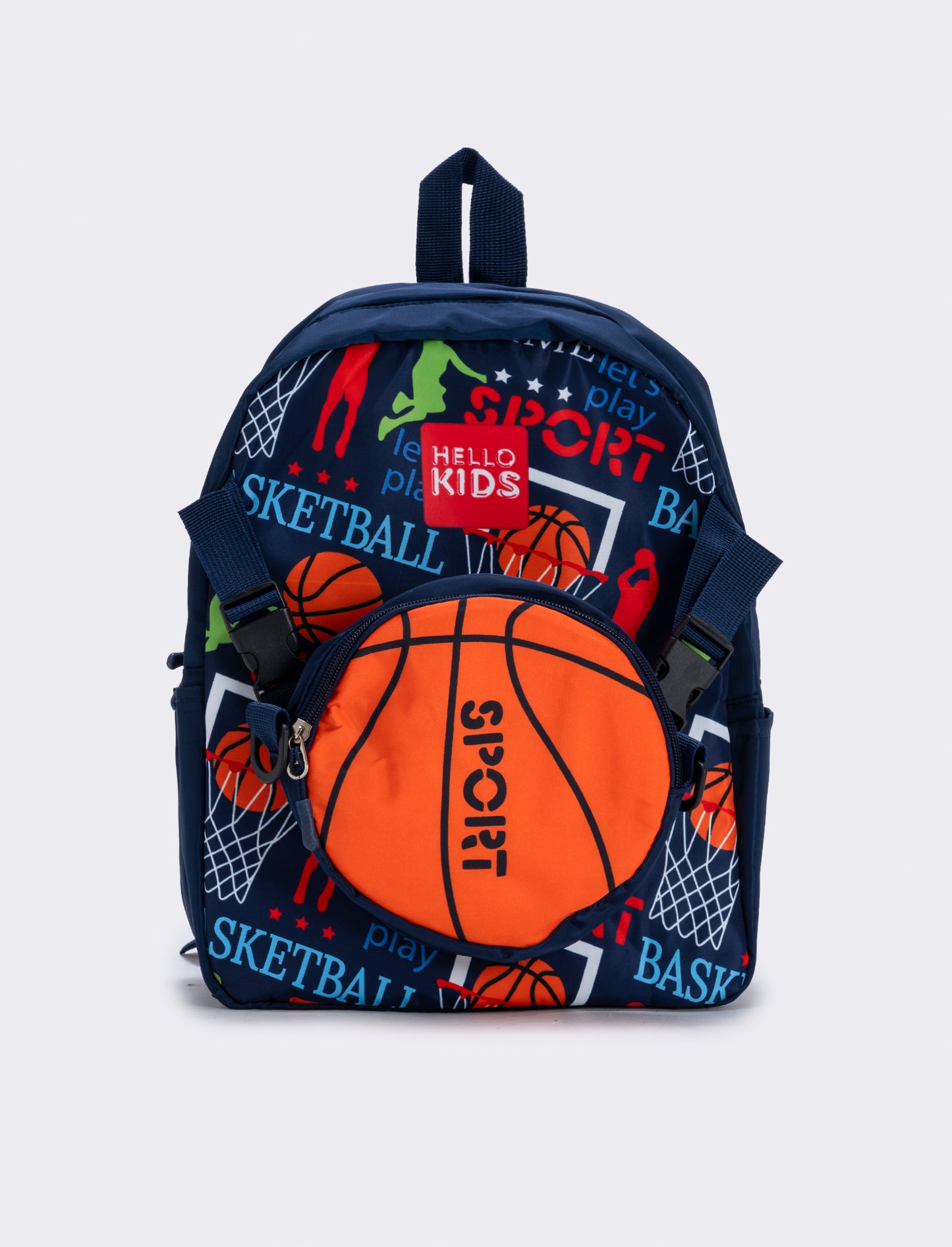 Zainetto nylon porta pranzo football - Blu