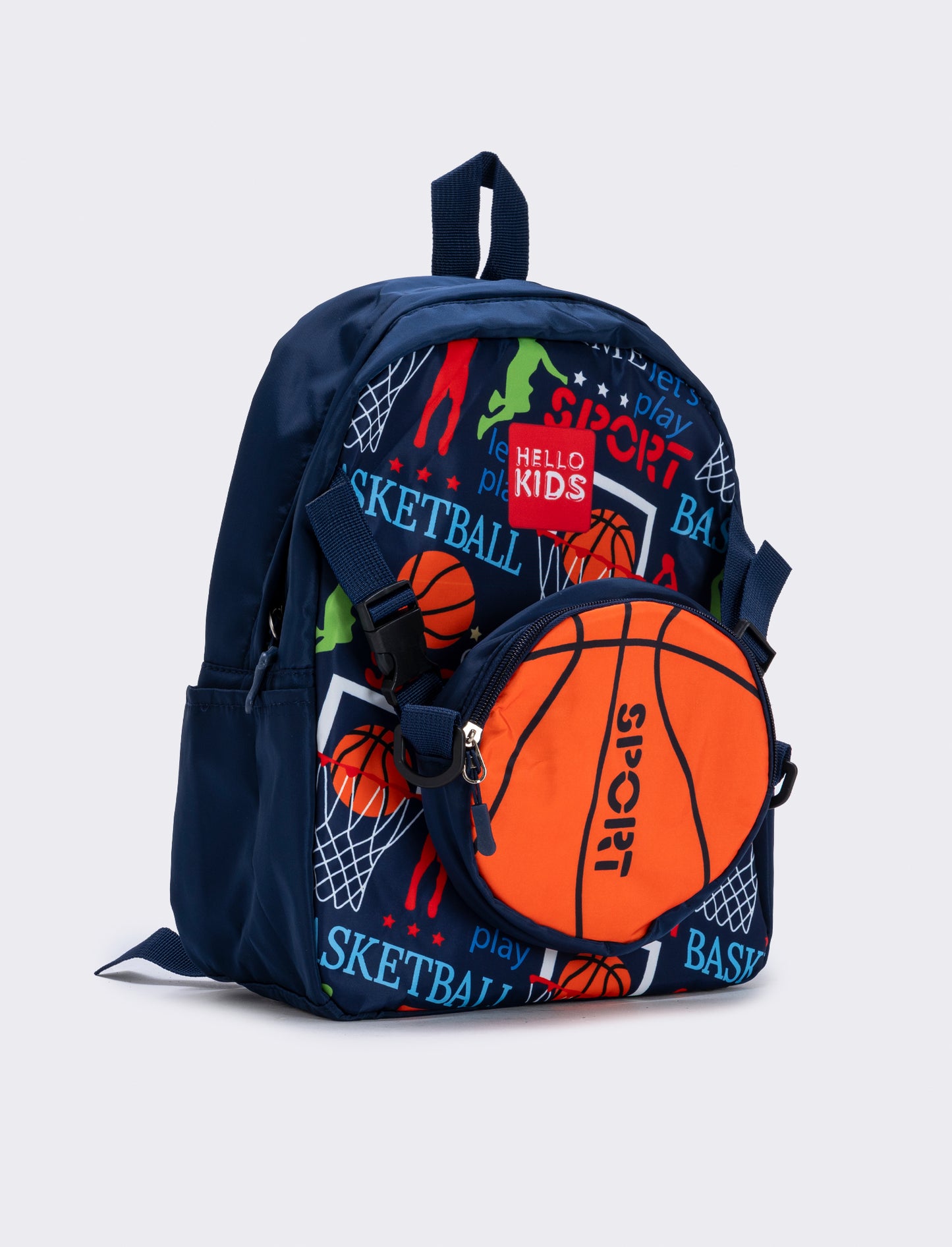 Zainetto nylon porta pranzo football - Blu