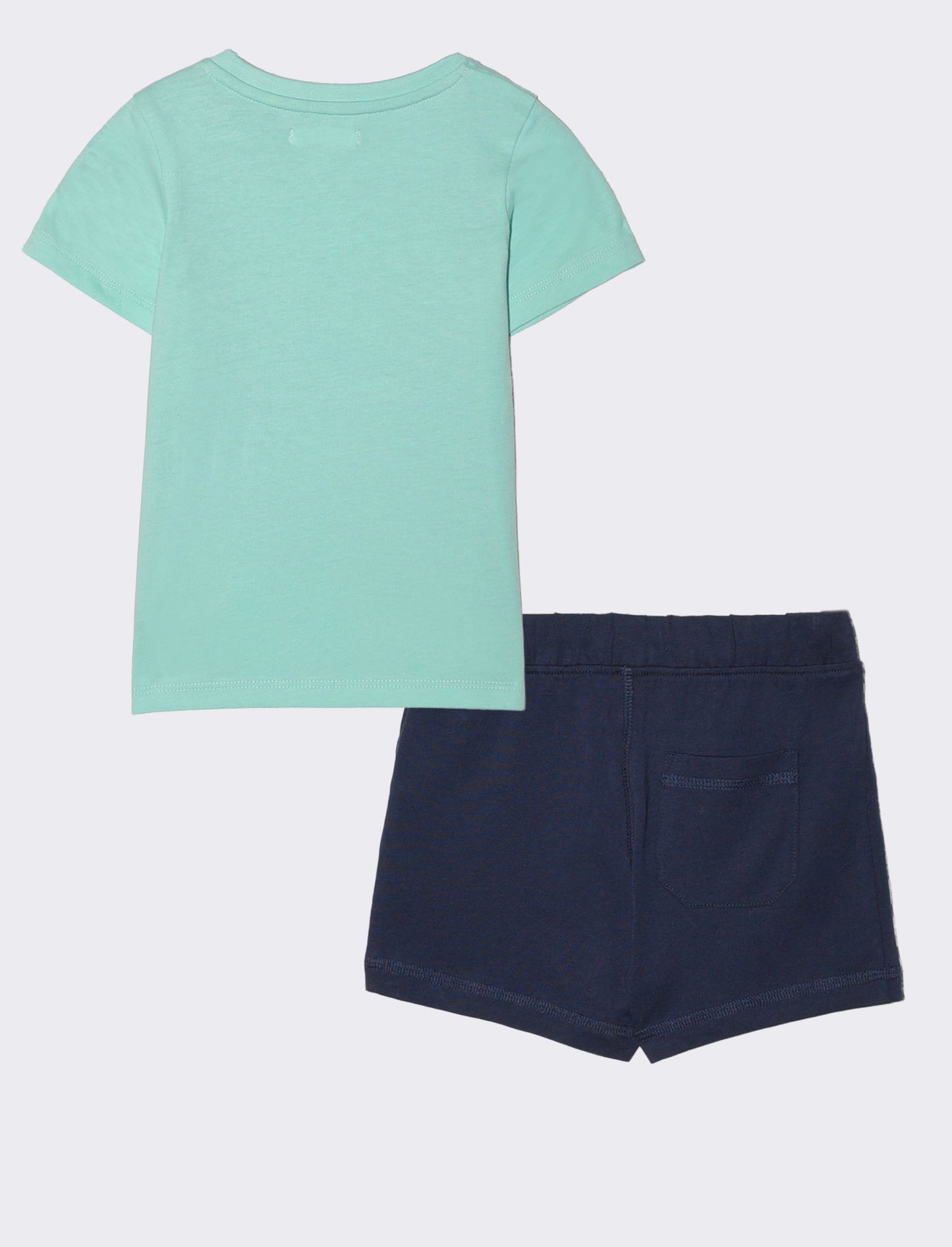 Completo estivo: maglietta e shorts - Verde acqua