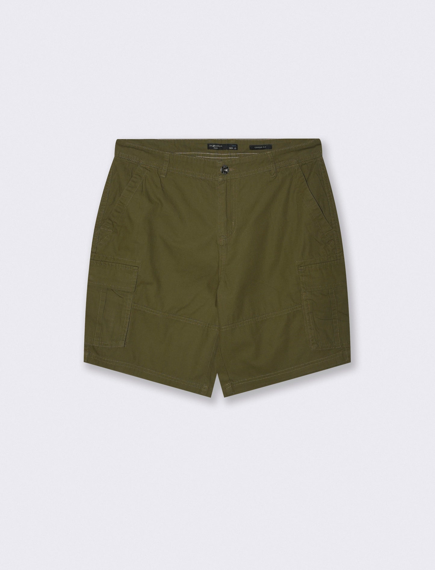 Bermuda cargo in tessuto ripstop - Verde militare