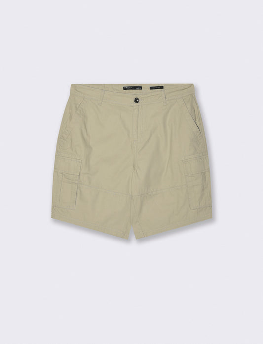 Bermuda cargo in tessuto ripstop - Grigio stone