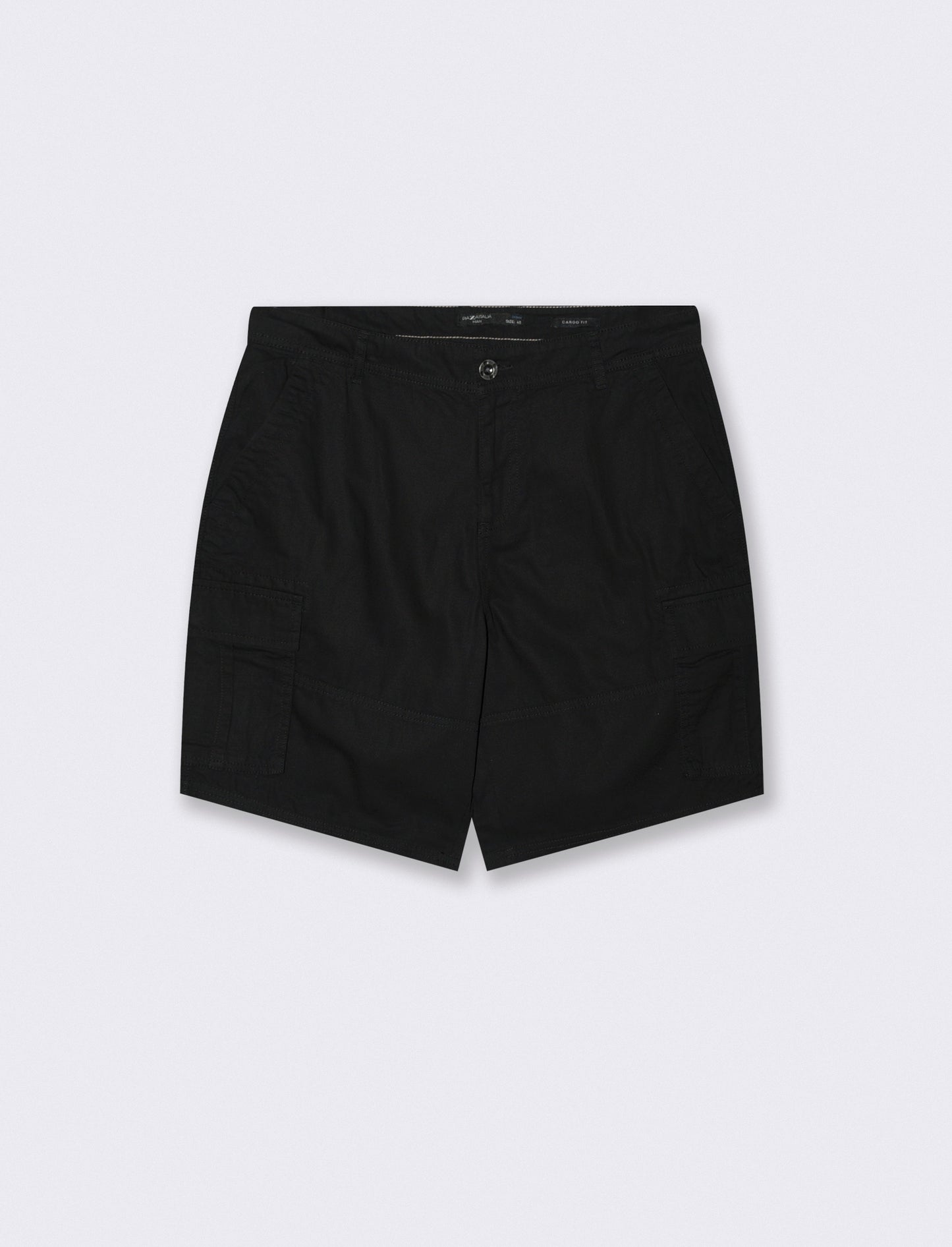 Bermuda cargo in tessuto ripstop - Nero