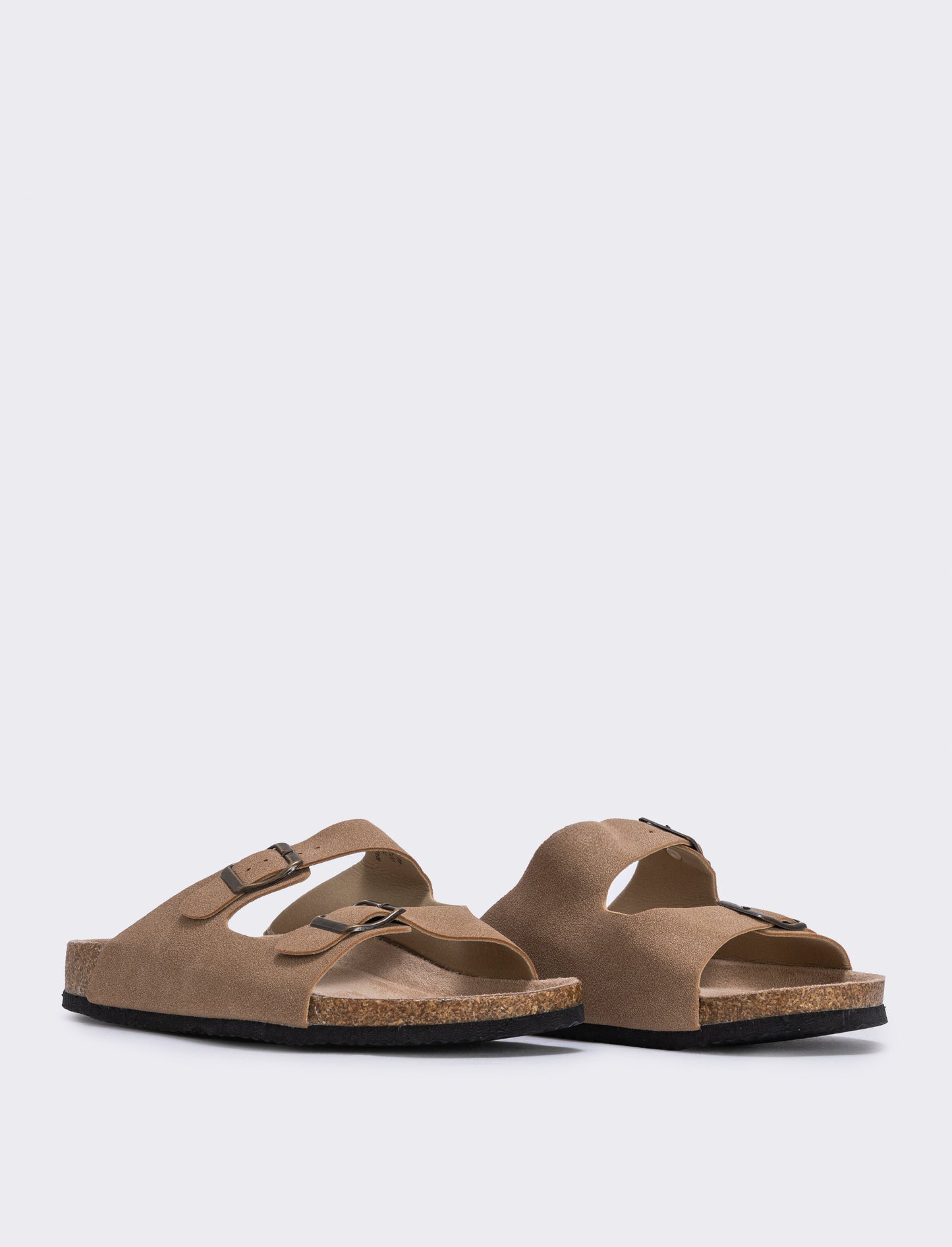 Sandalo con fibbie regolabili da uomo - Beige