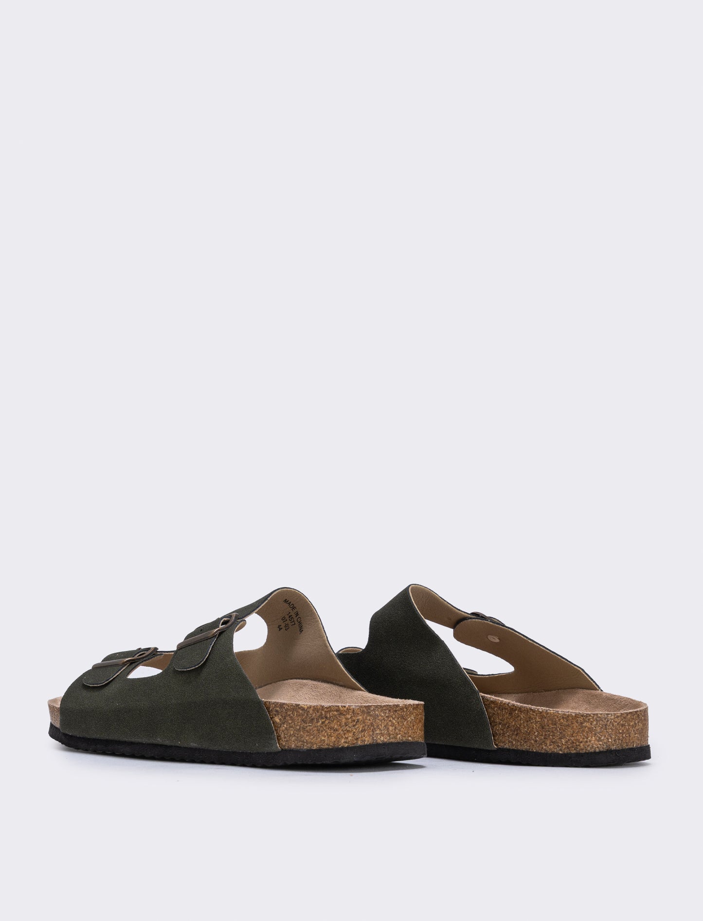 Sandalo con fibbie regolabili da uomo - Verde