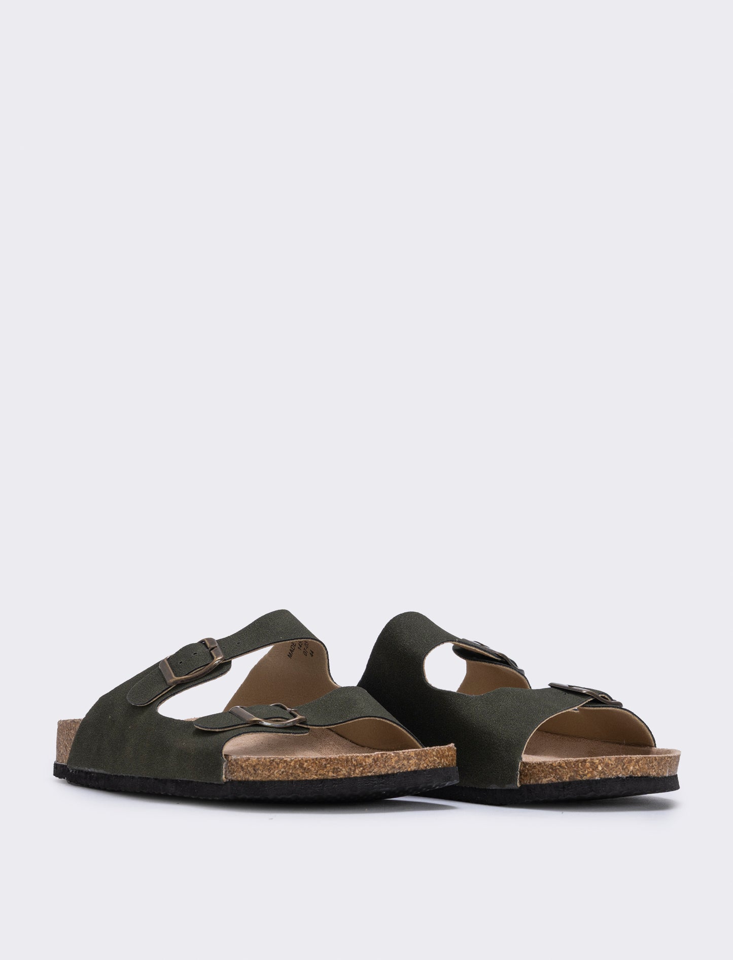 Sandalo con fibbie regolabili da uomo - Verde