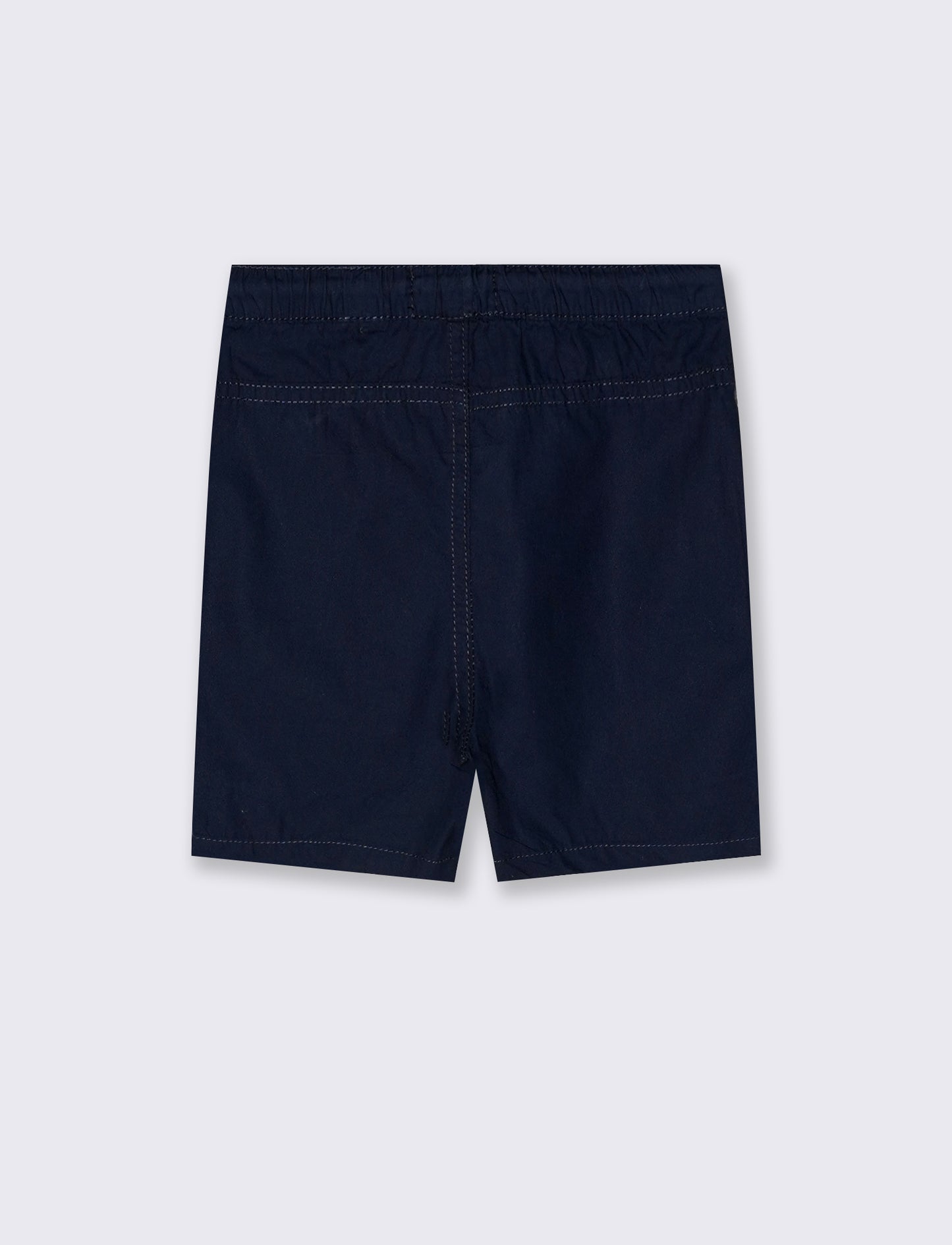 Bermuda in cotone con coulisse estivi - Blu