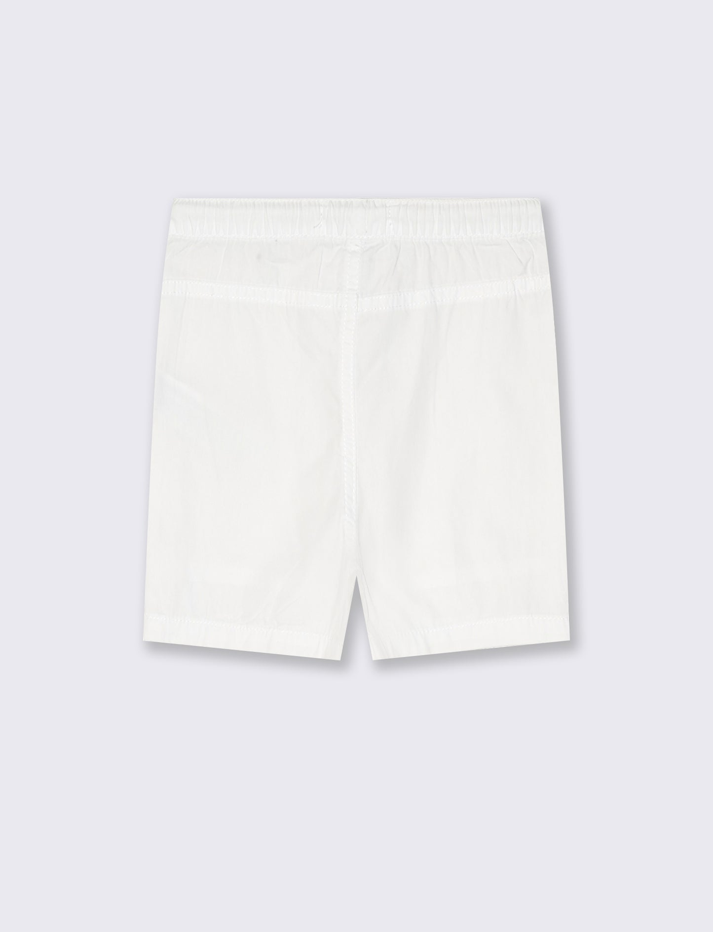Bermuda in cotone con coulisse estivi - Bianco