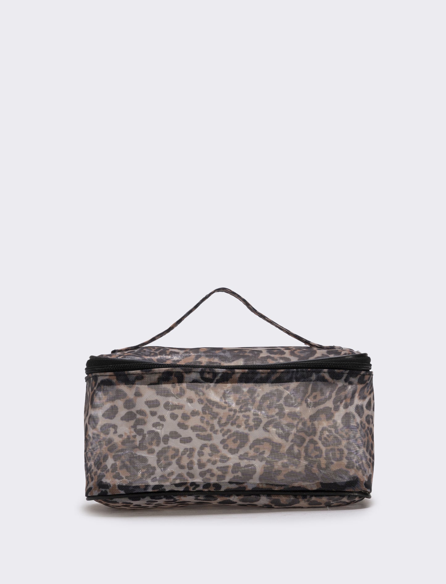 Beauty case in rete elegante - Leopardato