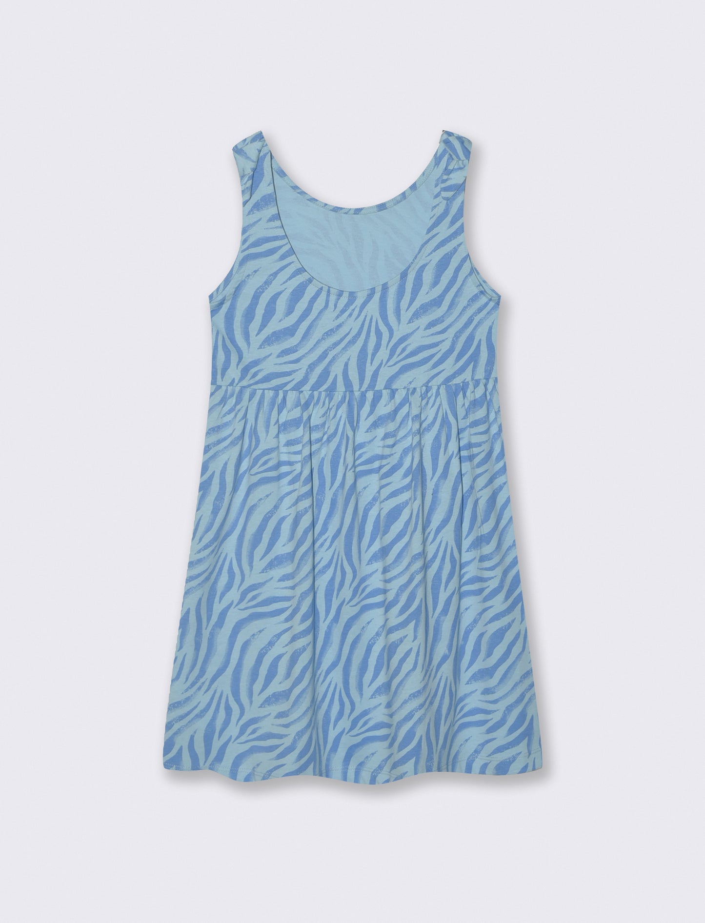 Abito estivo con fiocchi alle spalle - Azzurro