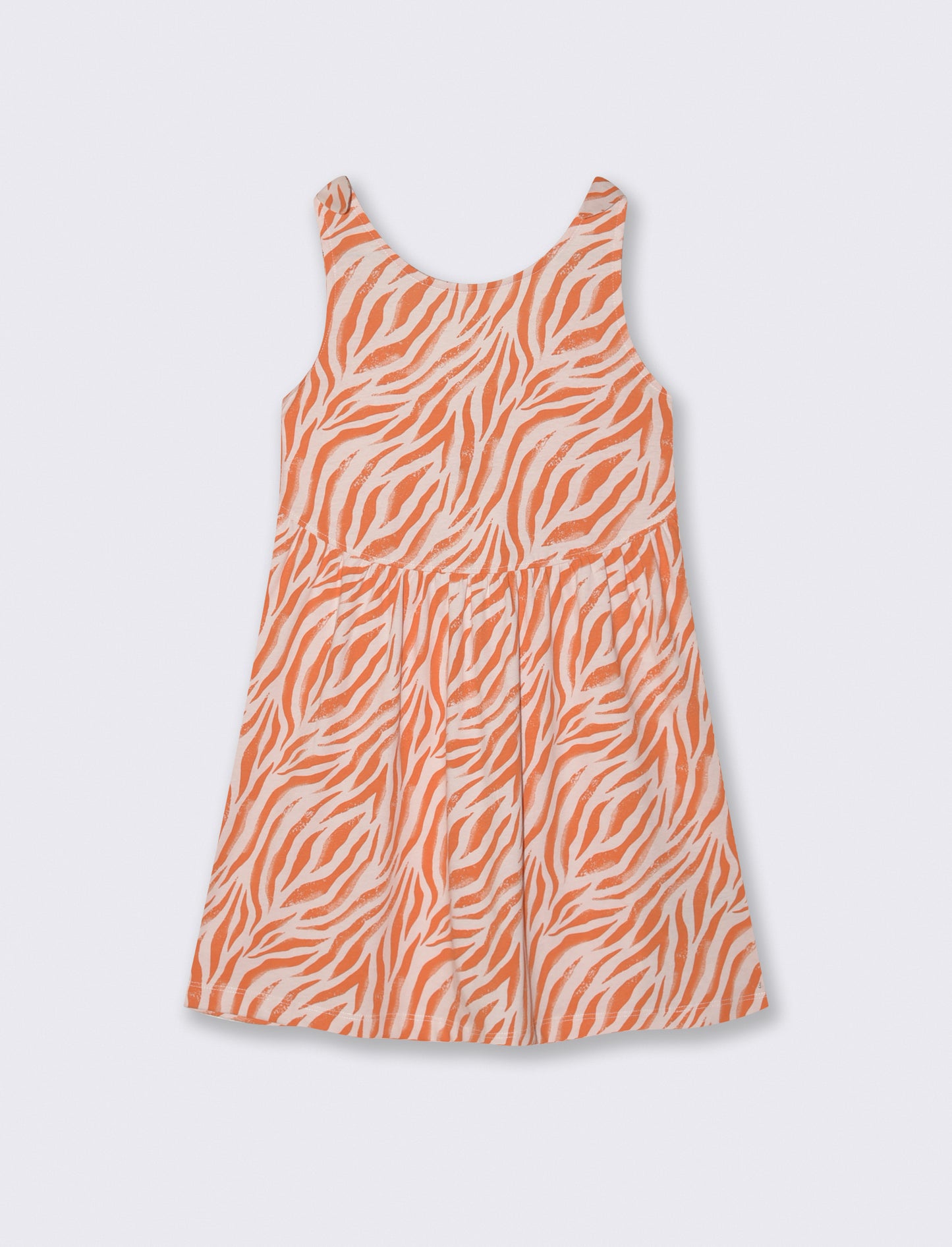 Abito estivo con fiocchi alle spalle - Arancione