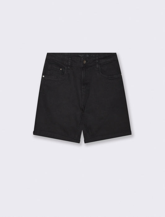 Bermuda Jeans Regular Fit in 5 Colori - Nero