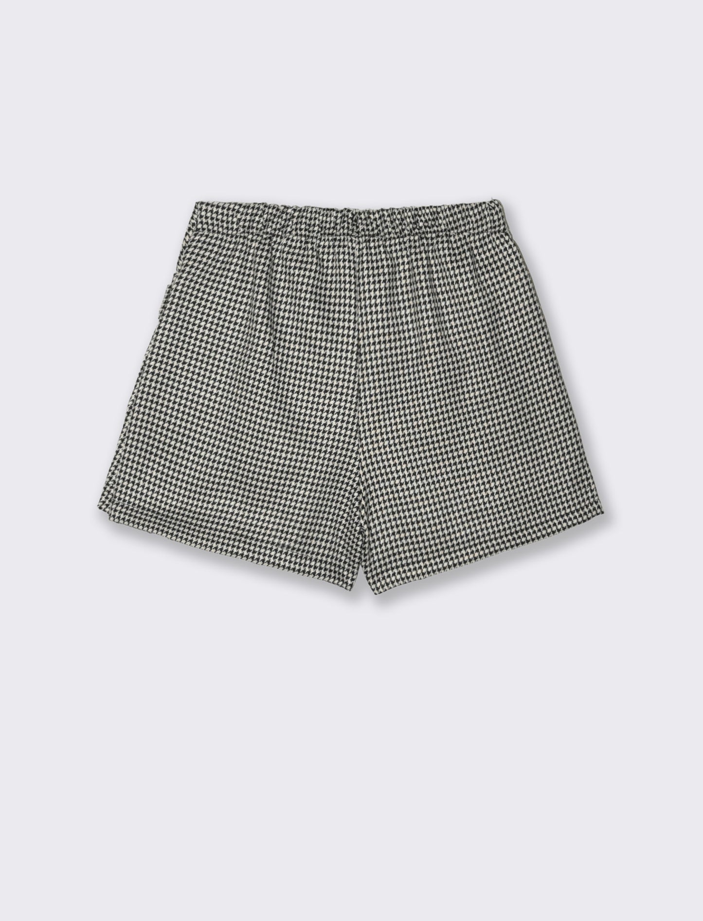 Short finta gonna in pied de poul. - Fantasia