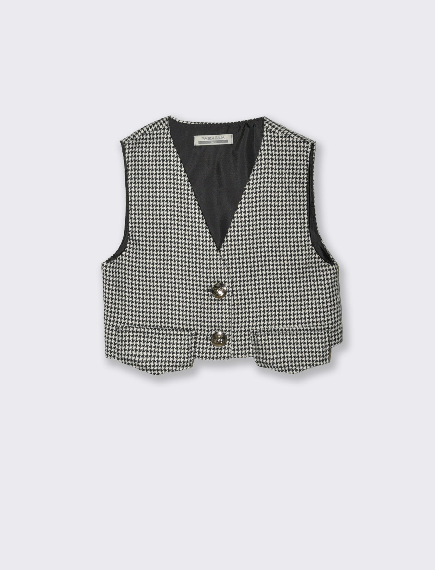 Gilet in pied de poule. - Fantasia