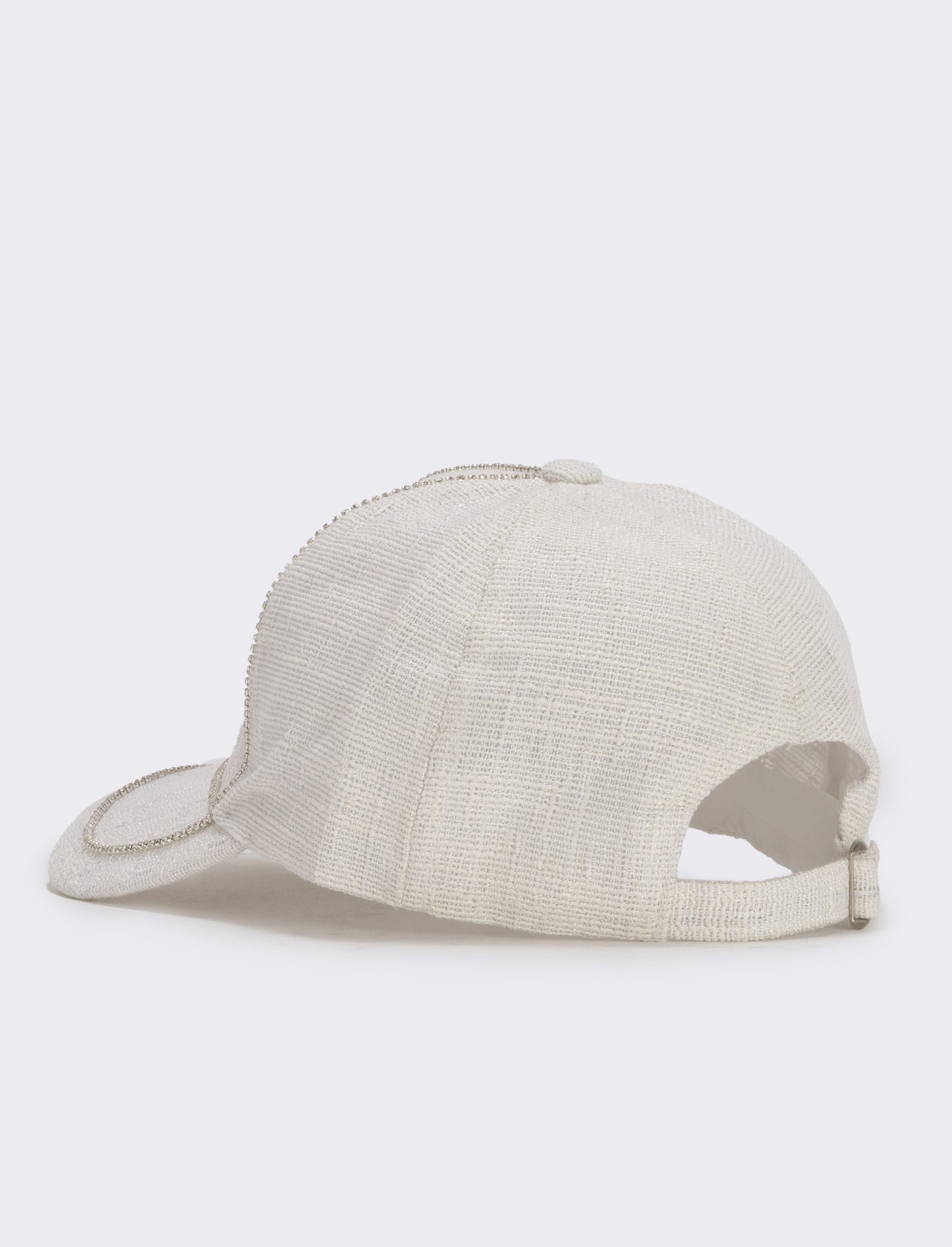 Cappello baseball con strass - Beige