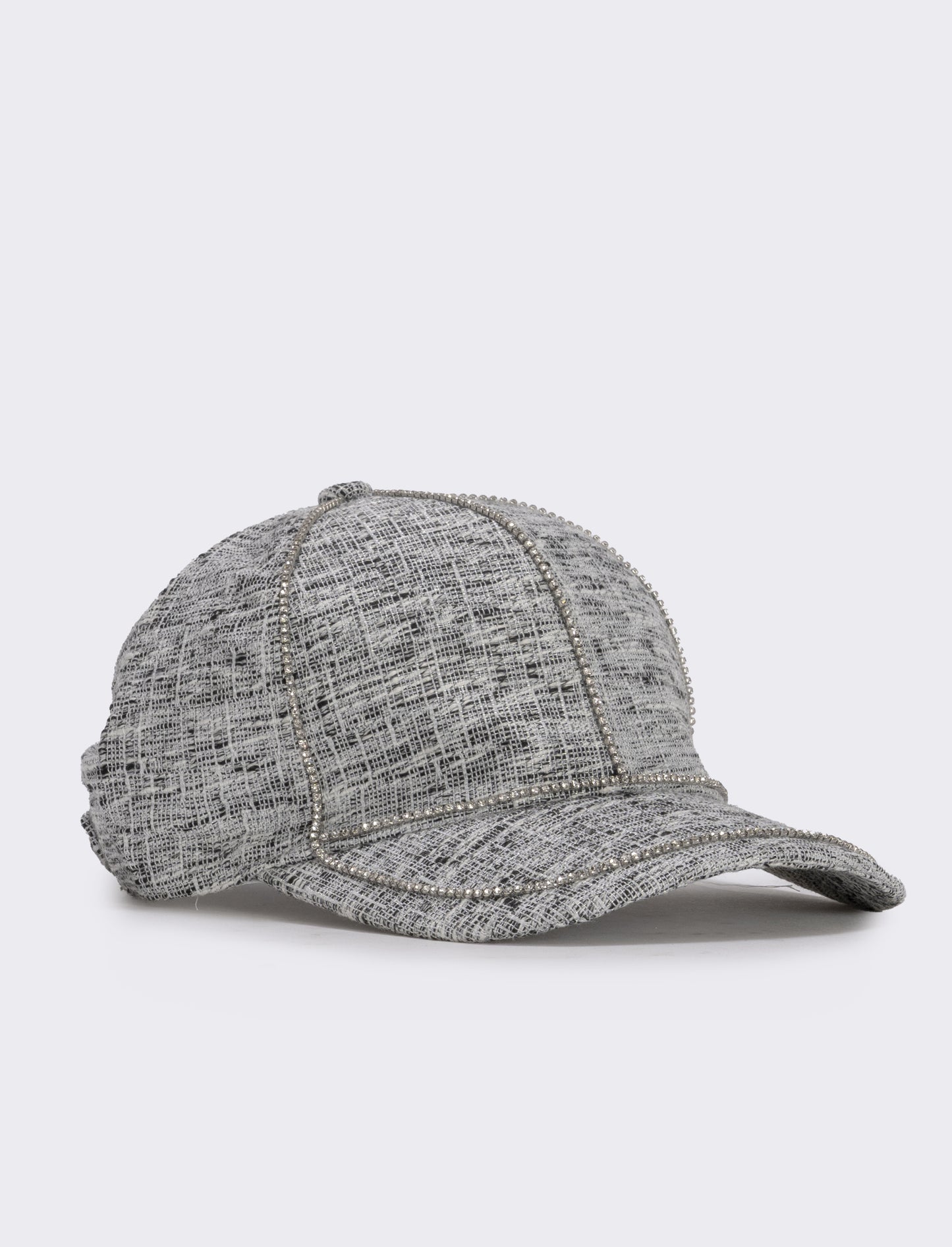 Cappello baseball con strass - Nero
