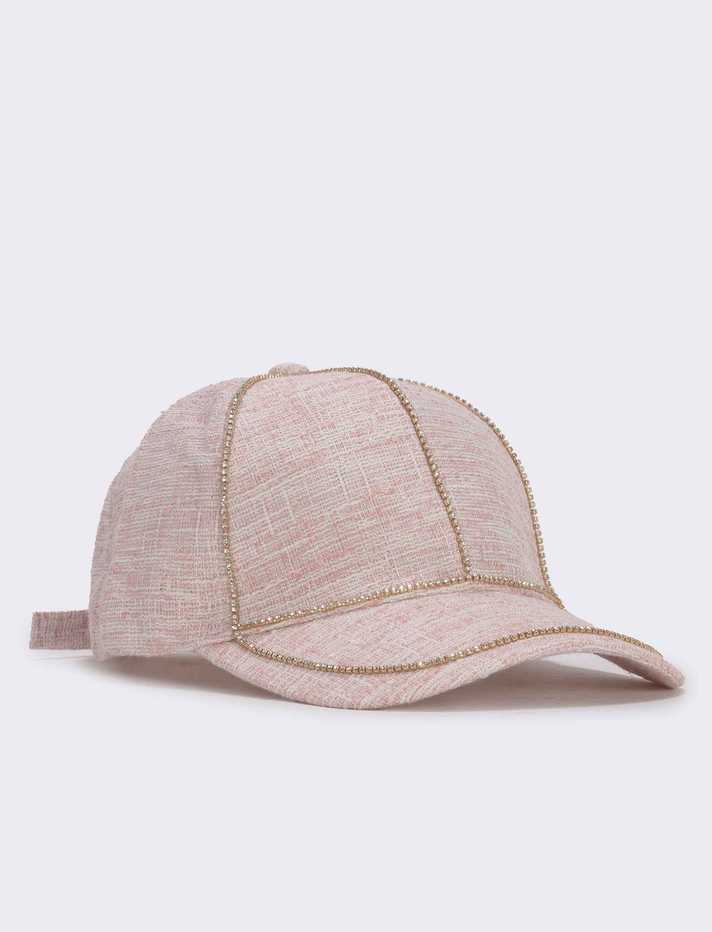 Baseball cap with rhinestones - Pink
