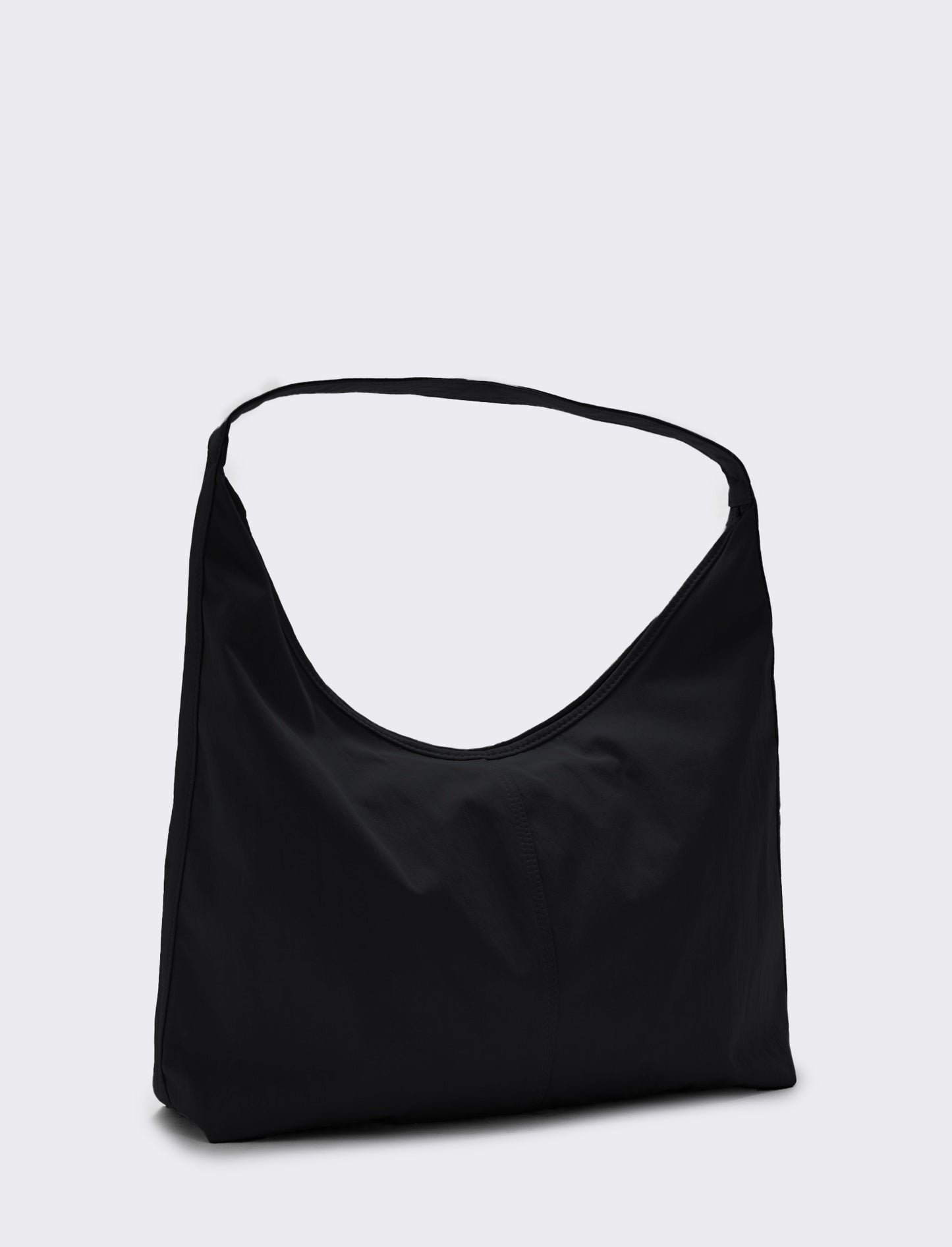 Borsa sacca in nylon grande - Nero