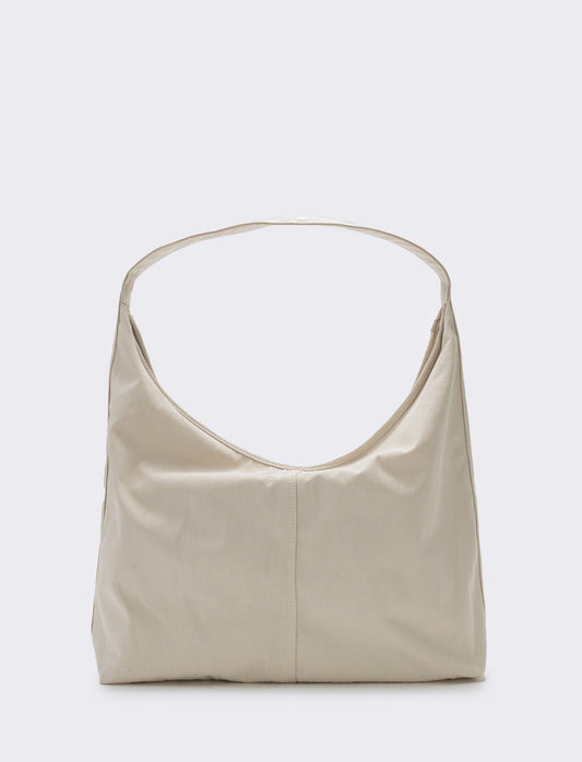 Borsa sacca in nylon grande - Beige