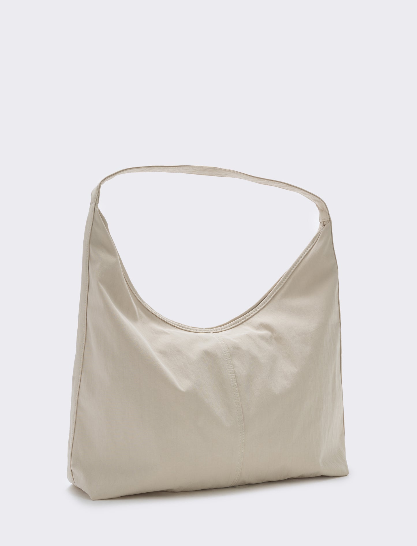 Borsa sacca in nylon grande - Beige