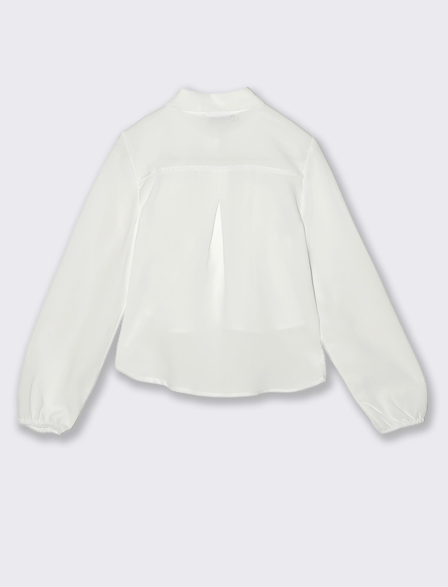 Camicia con pieghe - Bianco