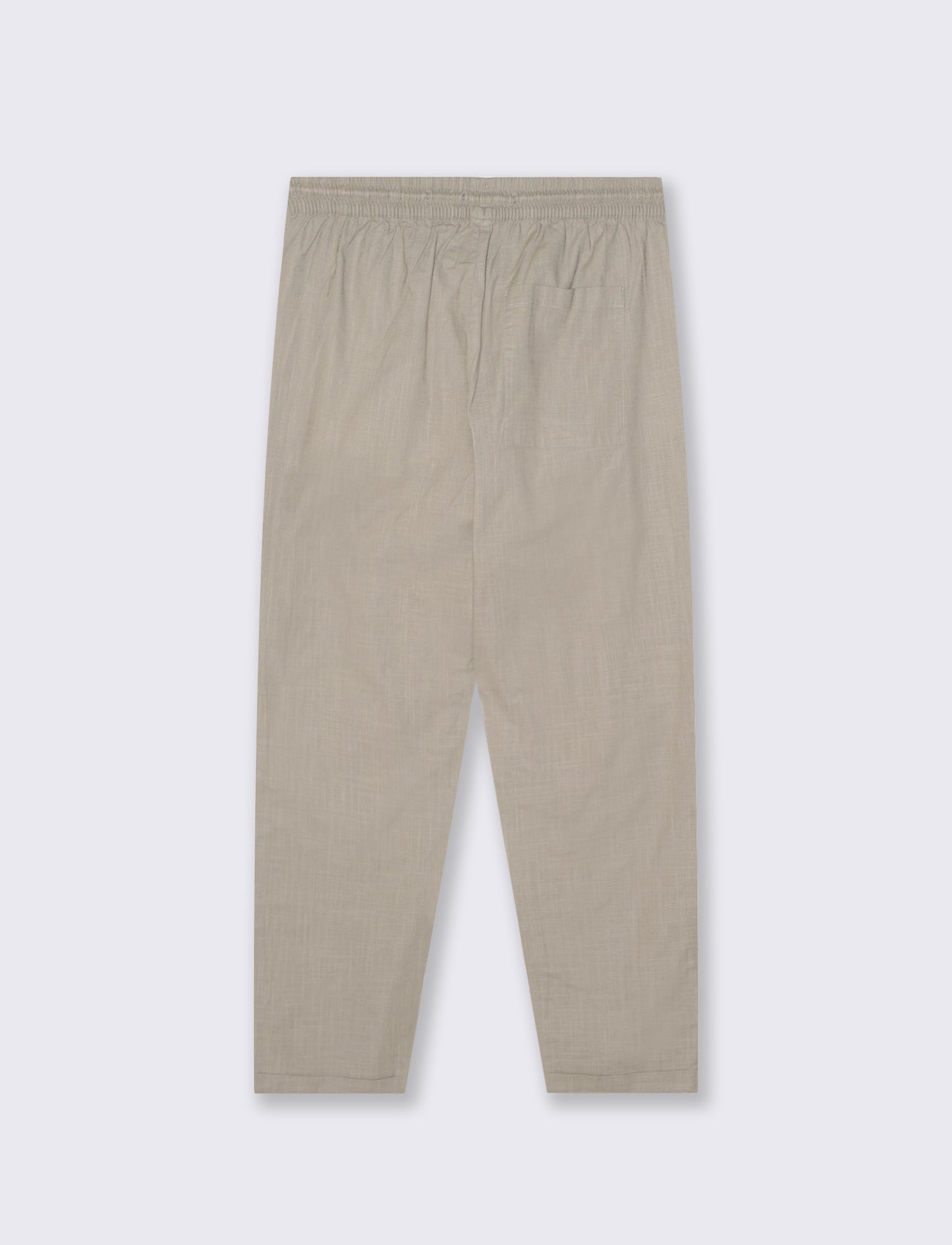 Pantaloni Chino Jogger in Cotone Slub - Verde salvia