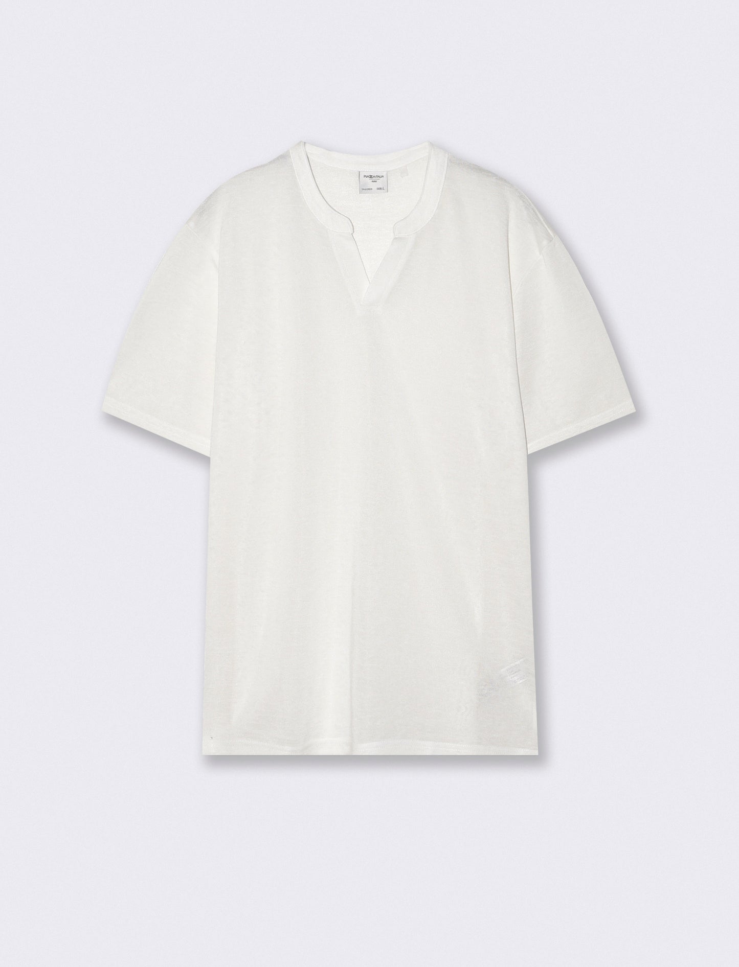 T-SHIRT COREANA DERBY - Bianco