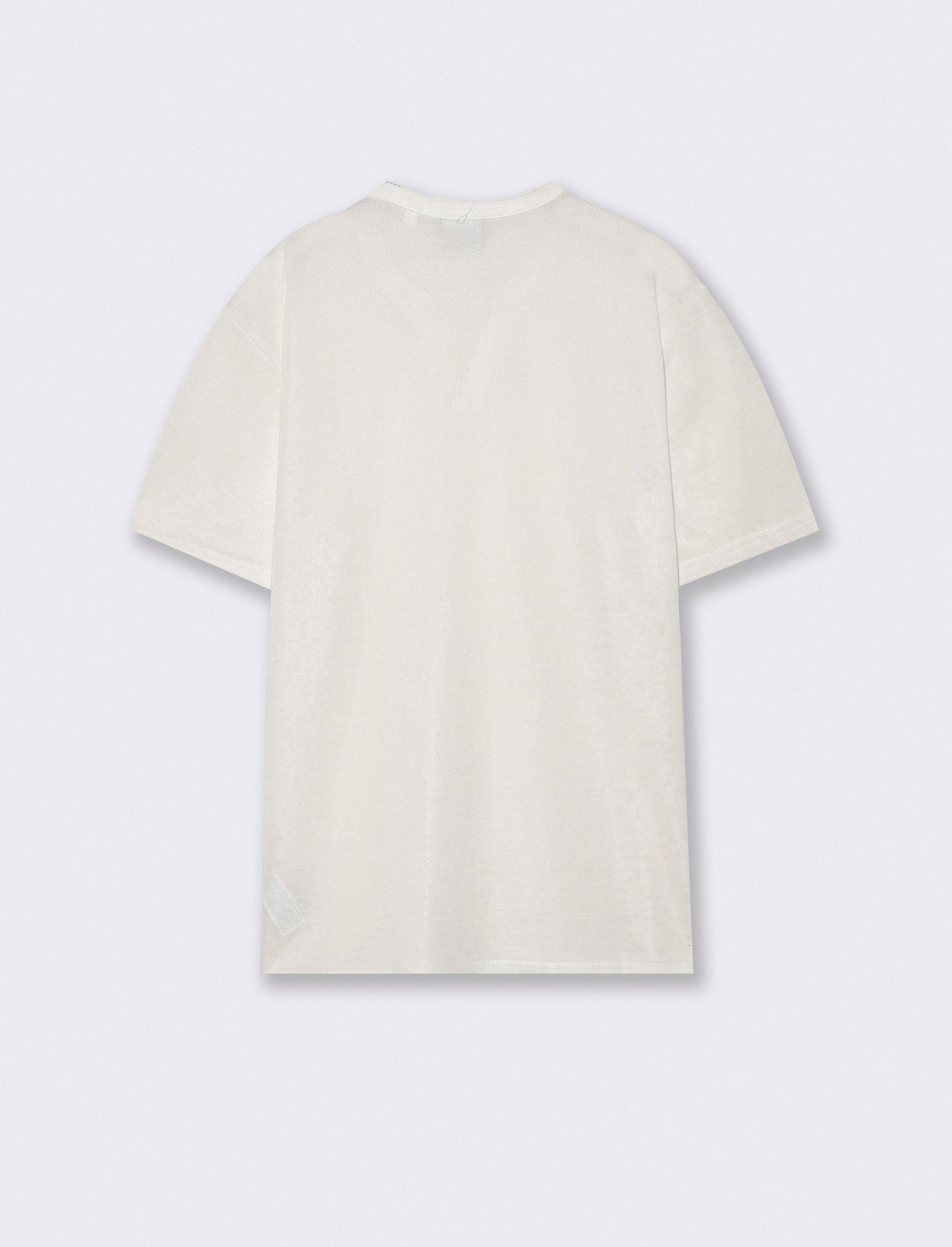 T-SHIRT COREANA DERBY - Bianco