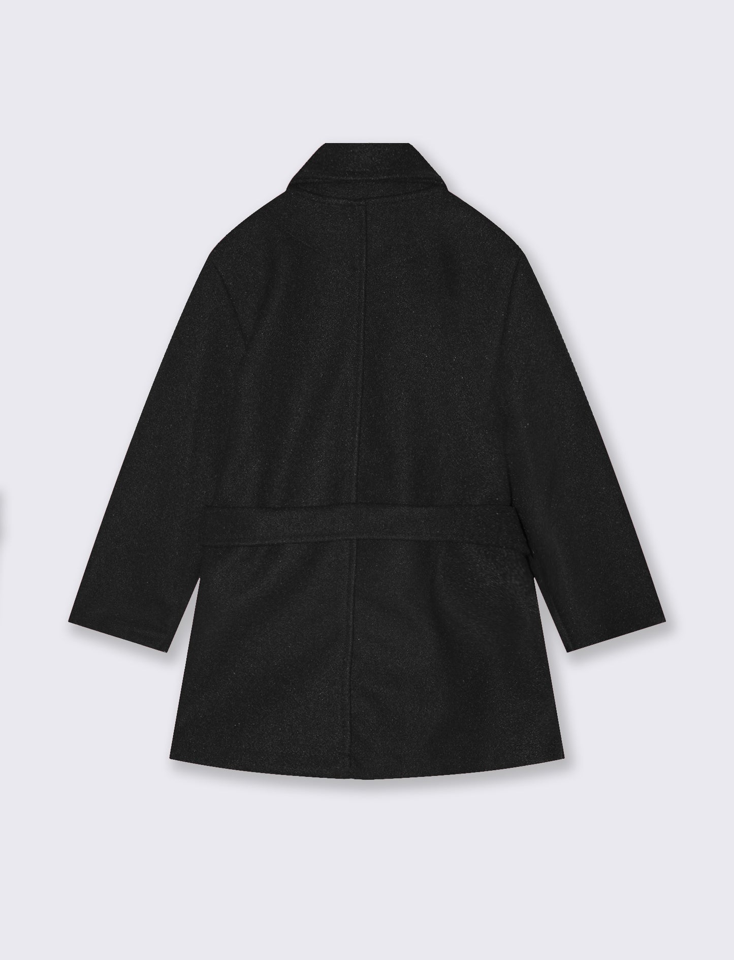 Cappotto in panno - Nero