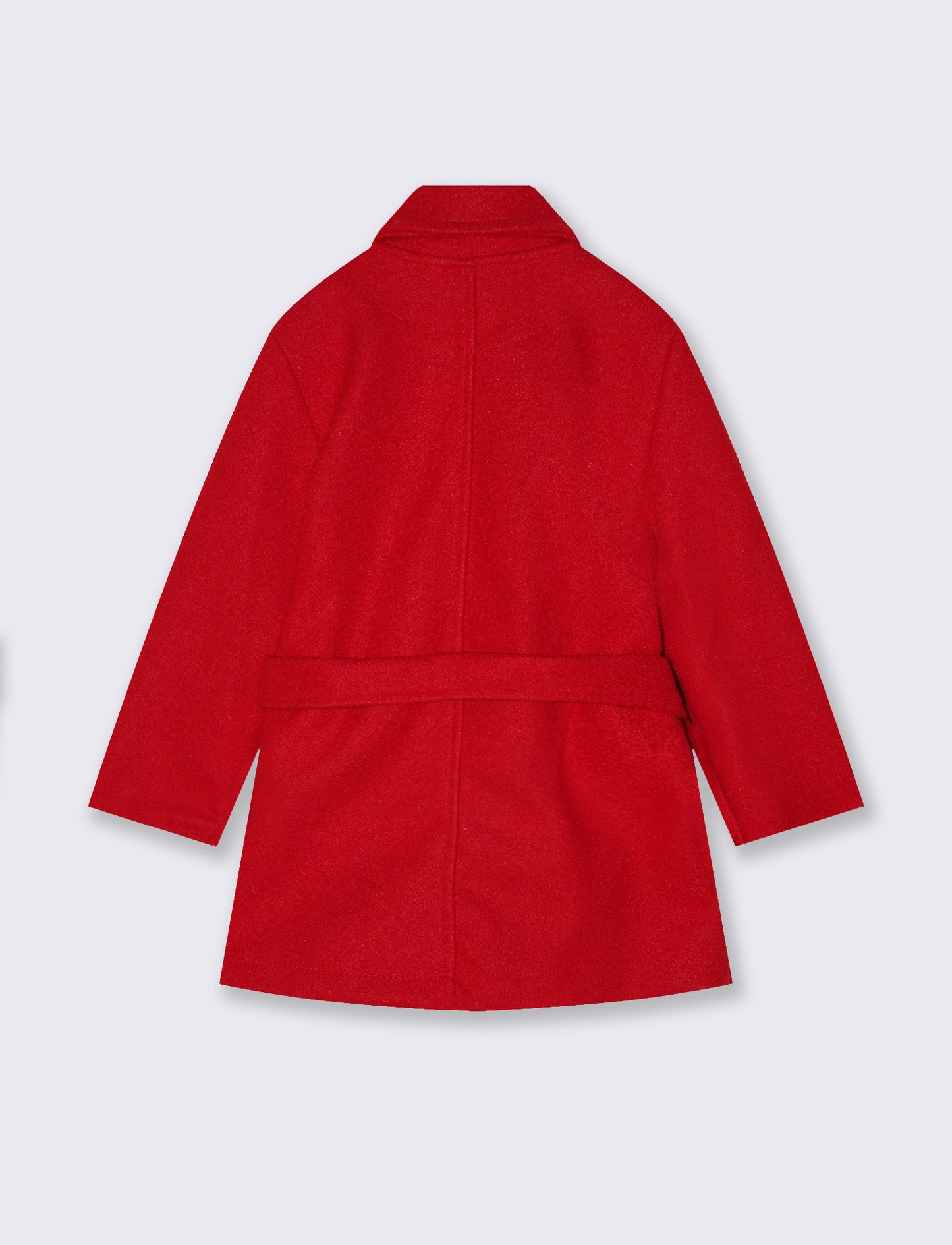 Cappotto in panno - Rosso