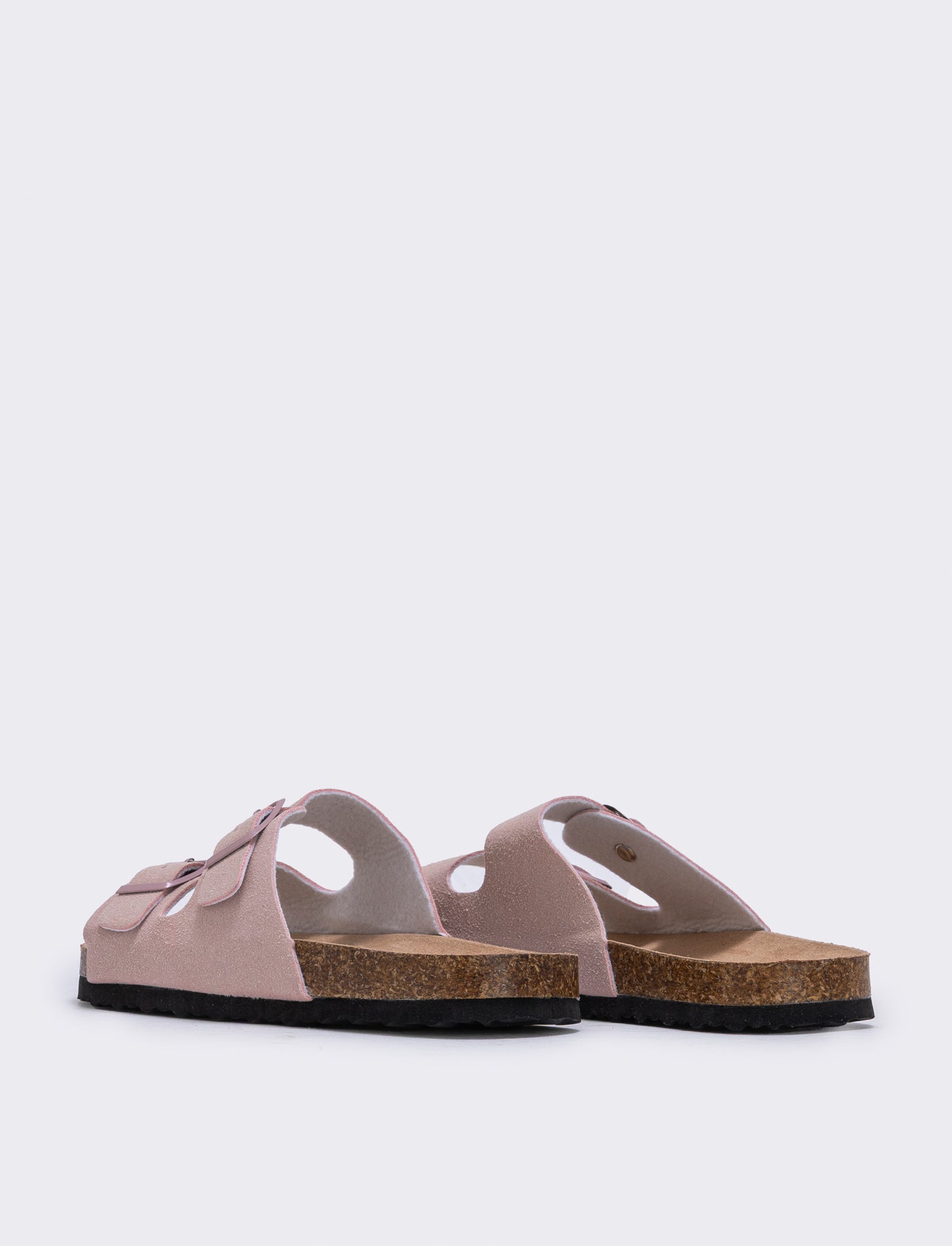 Sandalo con doppia fibbia da bambina - Cipria