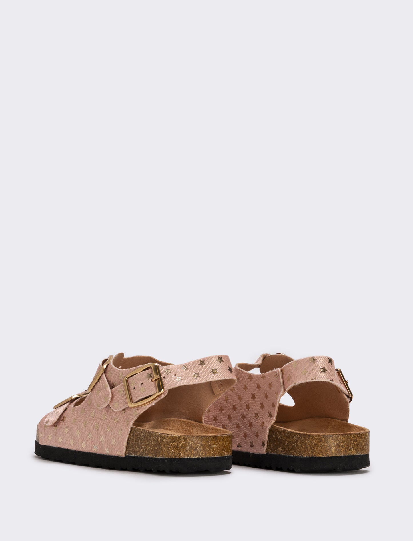 Sandalo rosa con stelline per bambina - Rosa
