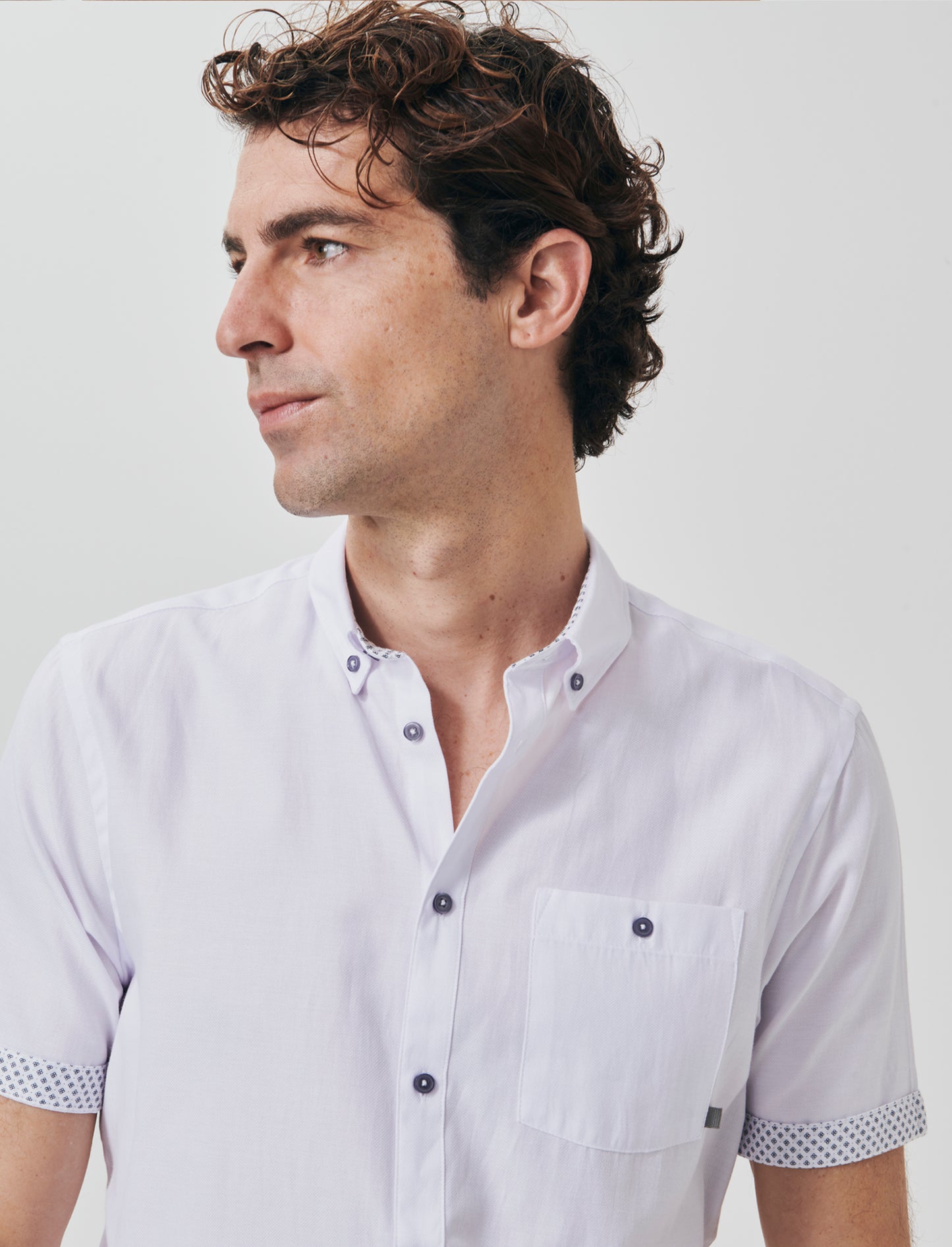 Oxford Regular Fit Shirt with Pocket - White