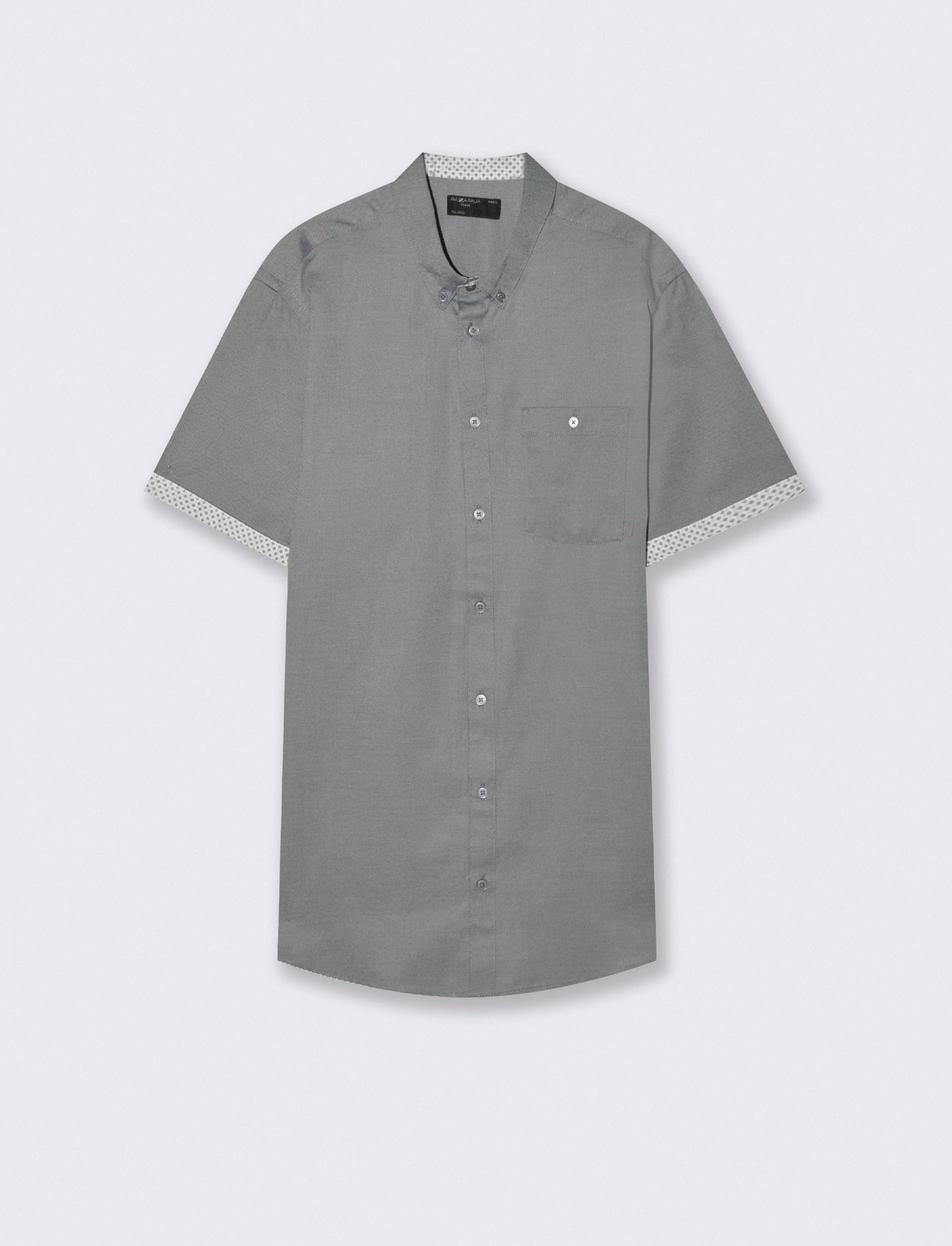 Camicia Oxford Regular Fit con taschino - Blu