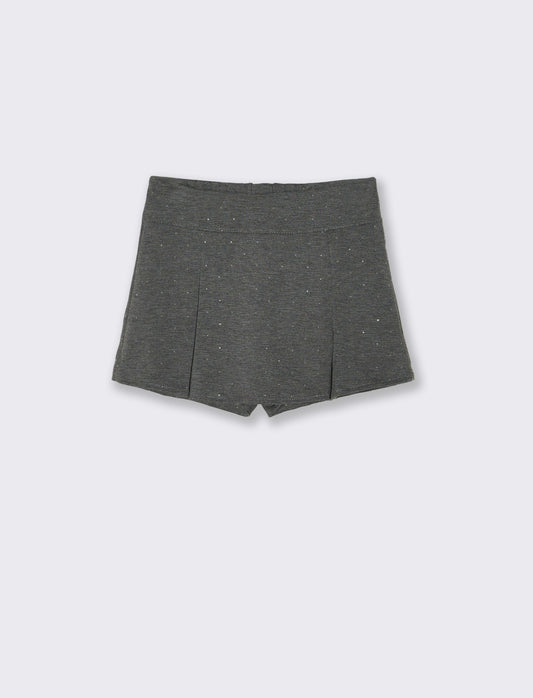 Short finta gonna in punto milano - Grigio
