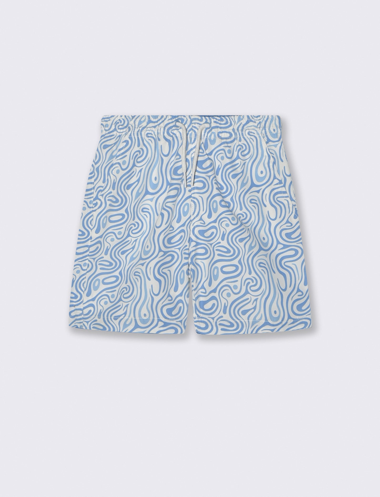Costume pantaloncino stampato estivo - Azzurro