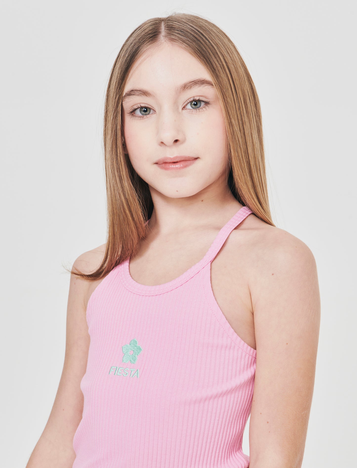 Cotton shorts with elastic waistband - Pink