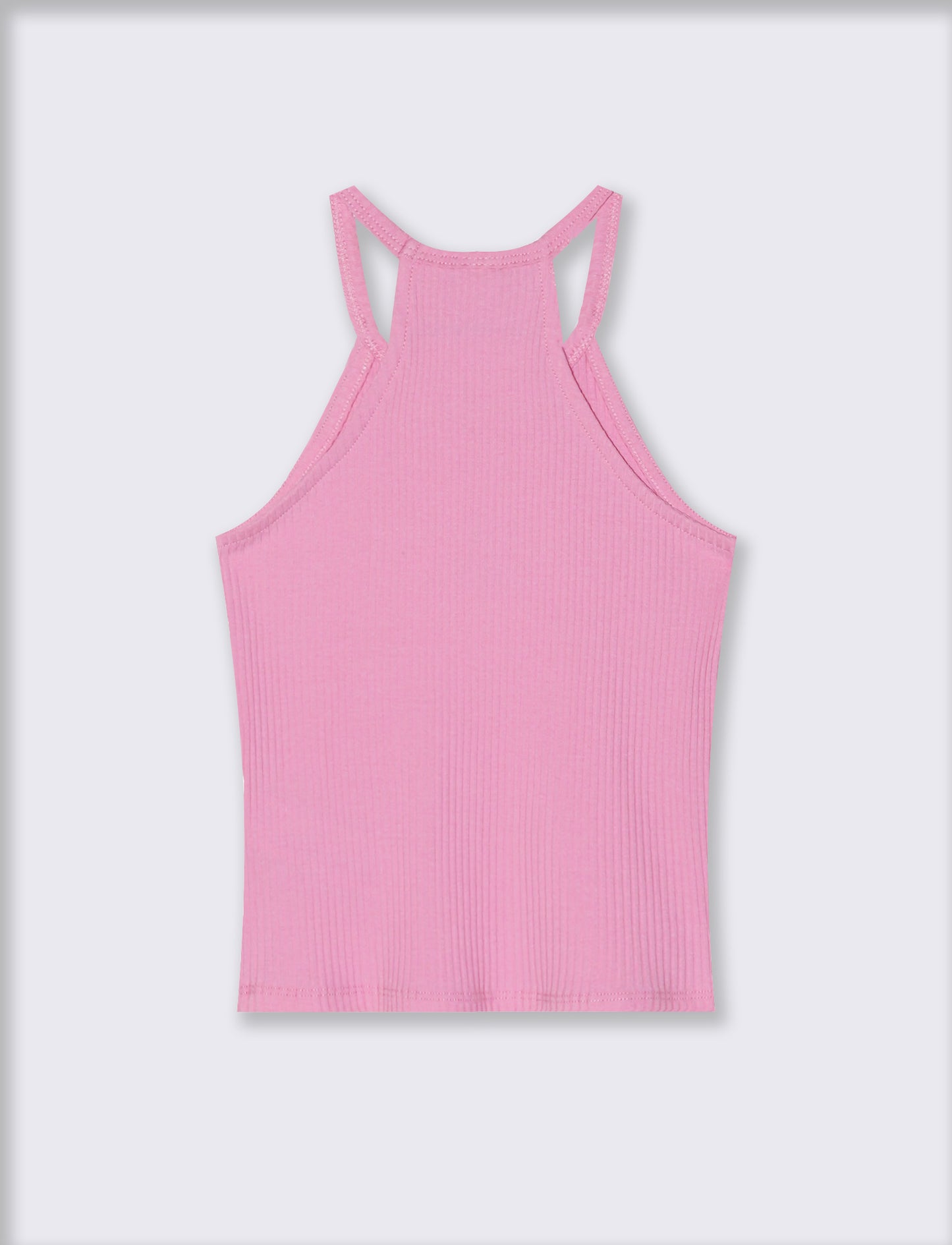 Cotton shorts with elastic waistband - Pink