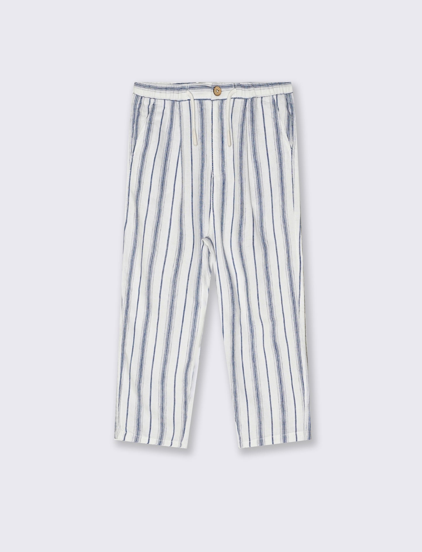 Pantalone a righe con coulisse regolabile - Righe