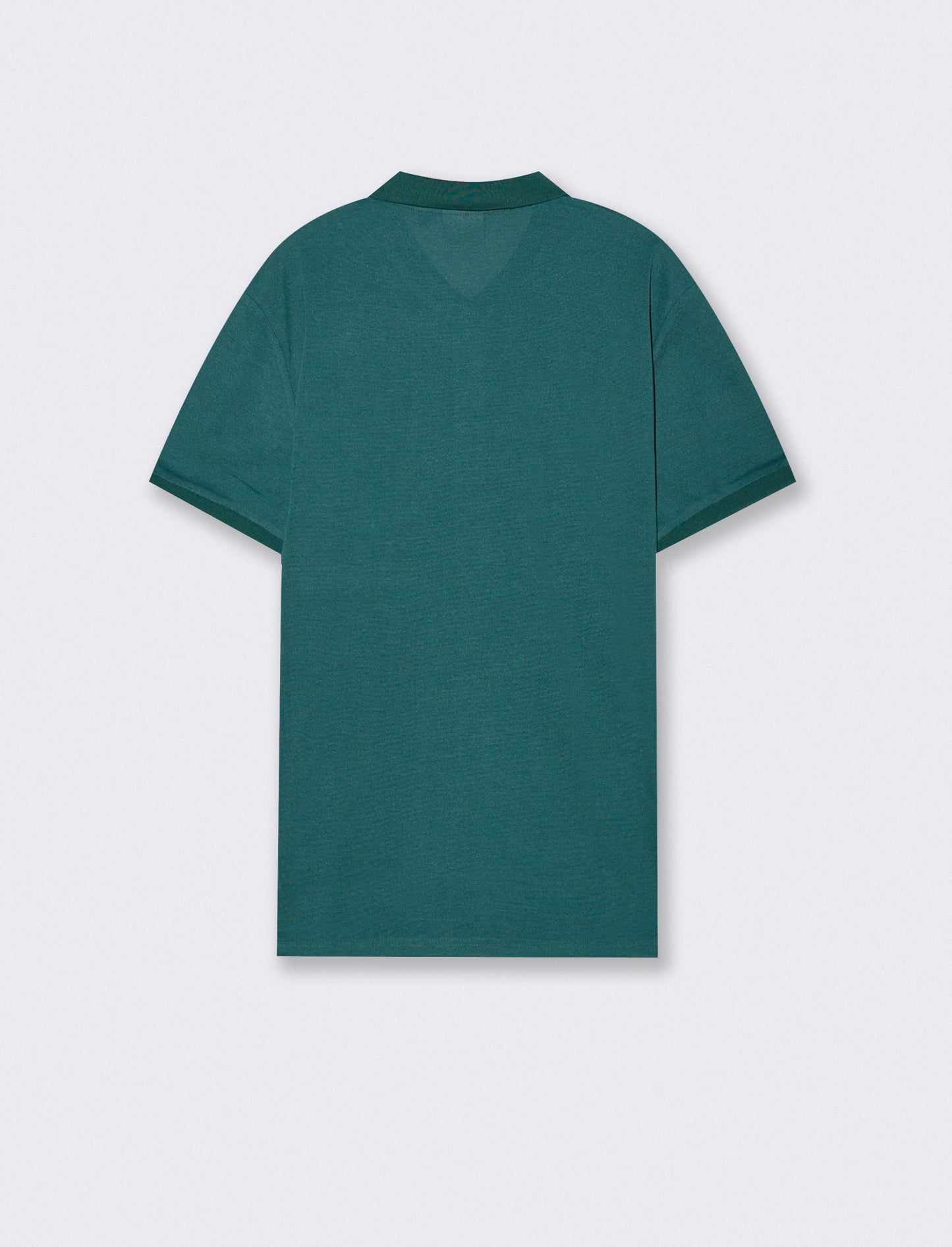 Basic polo with pocket and short sleeves - Green