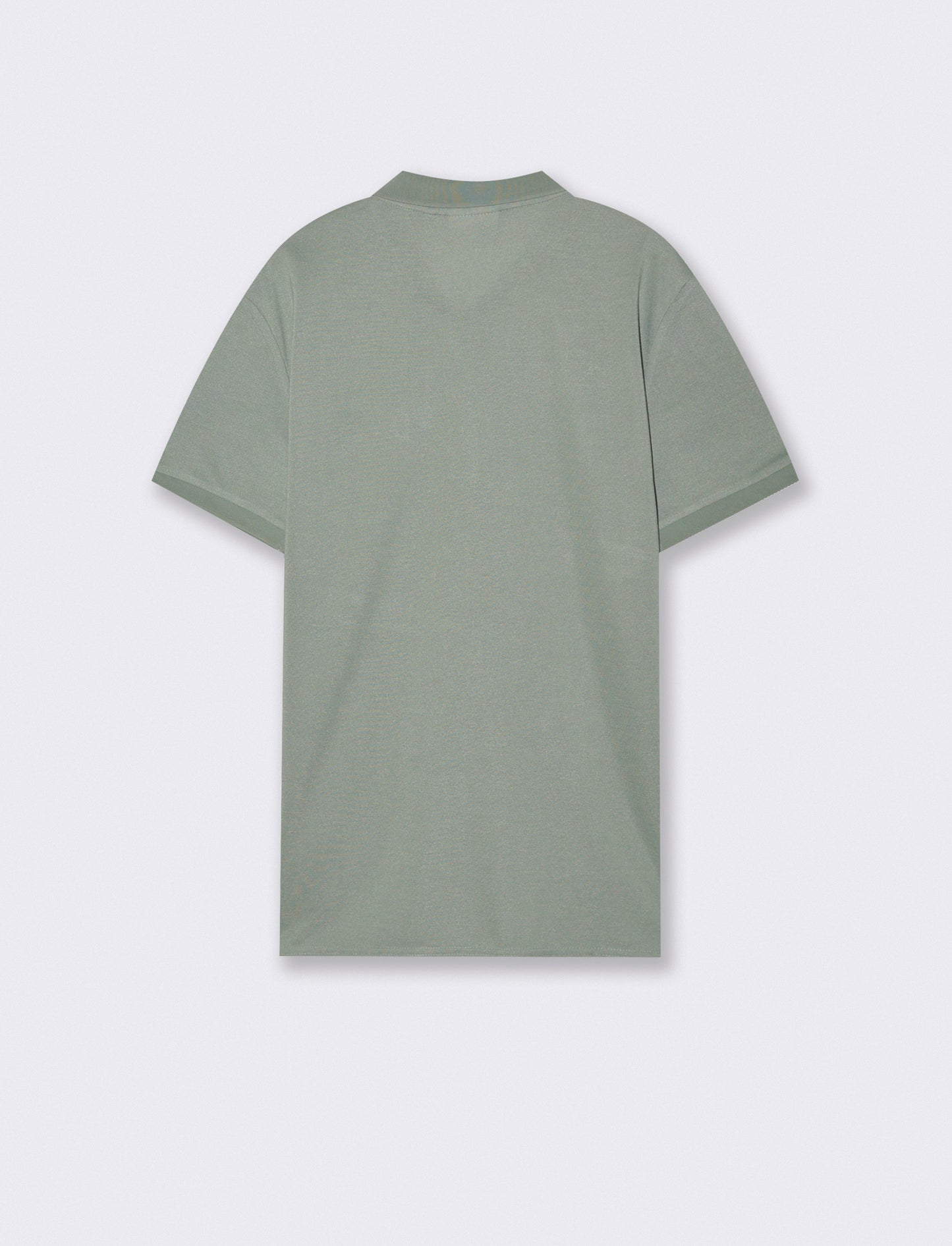Basic polo with pocket and short sleeves - Green