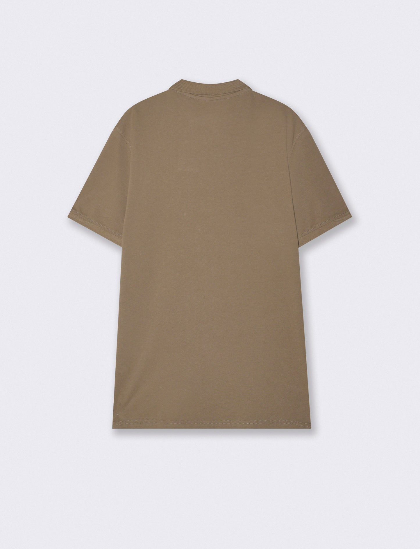 Polo Basica Regular Fit in Piquet - Verde kaki