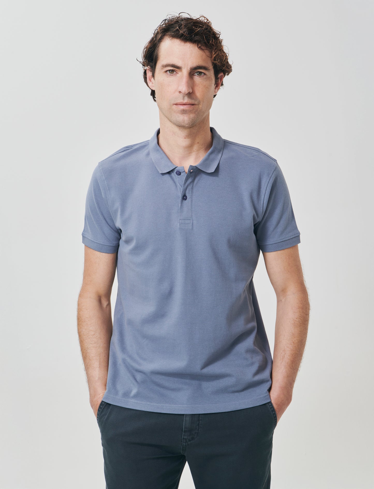 Polo Basica Regular Fit in Piquet - CARTA DA ZUCCHERO