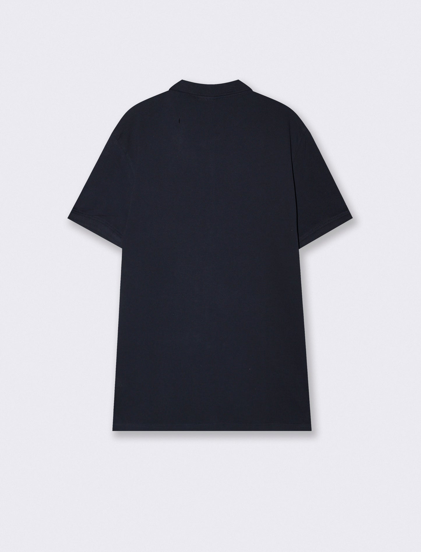 Polo Basica Regular Fit in Piquet - Blu